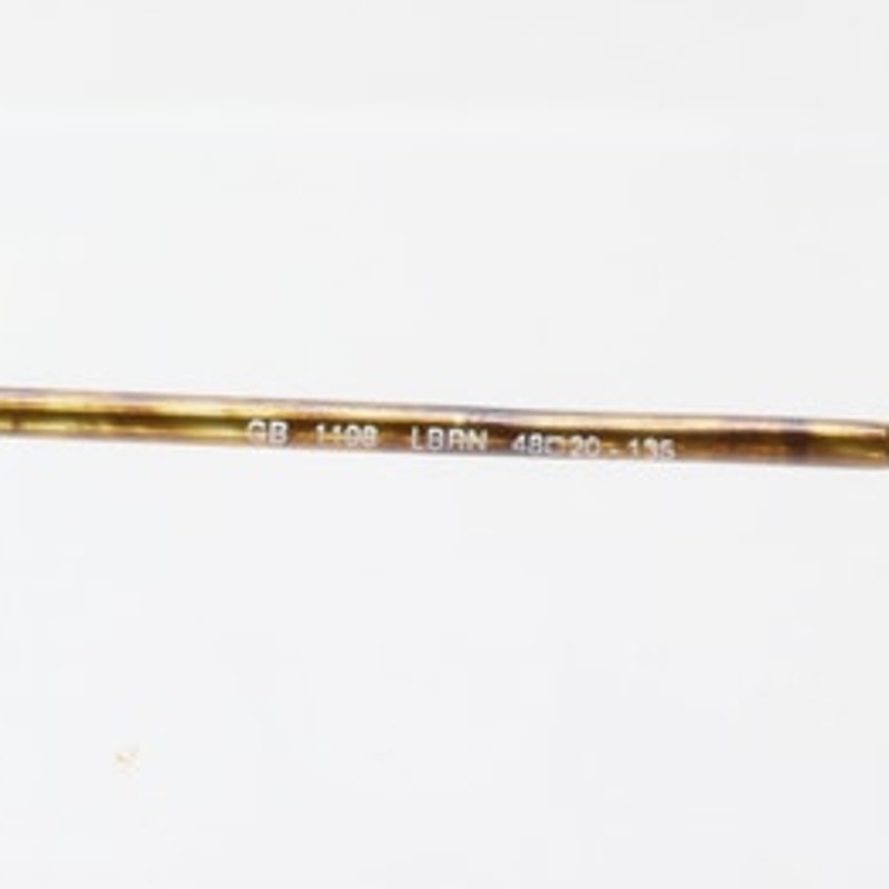 Geoffrey Beene GB 1198 LBRN 48-20-135mm Eyeglass FRAMES ONLY - GOOD CONDITION
