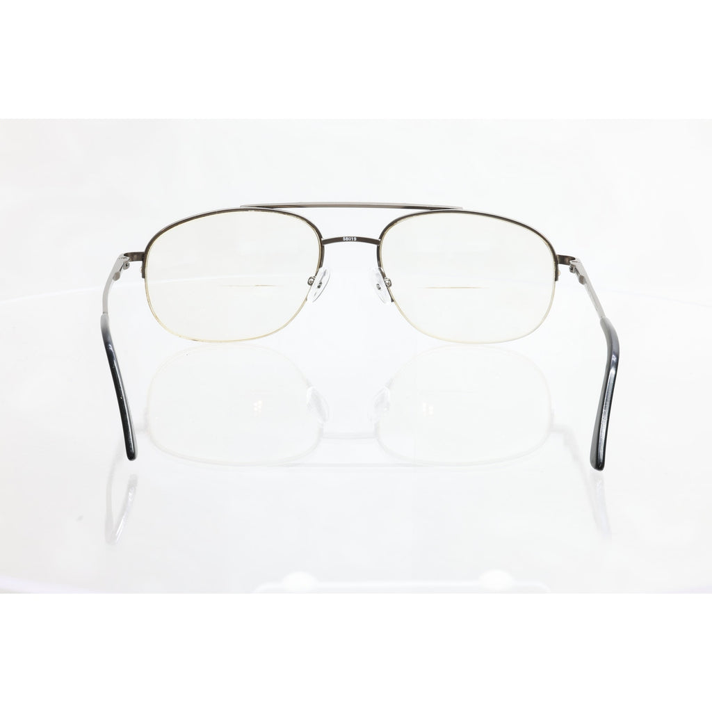 Van Heusen Artie 58-19-140mm Gunmetal Eyeglass FRAMES ONLY - GOOD CONDITION