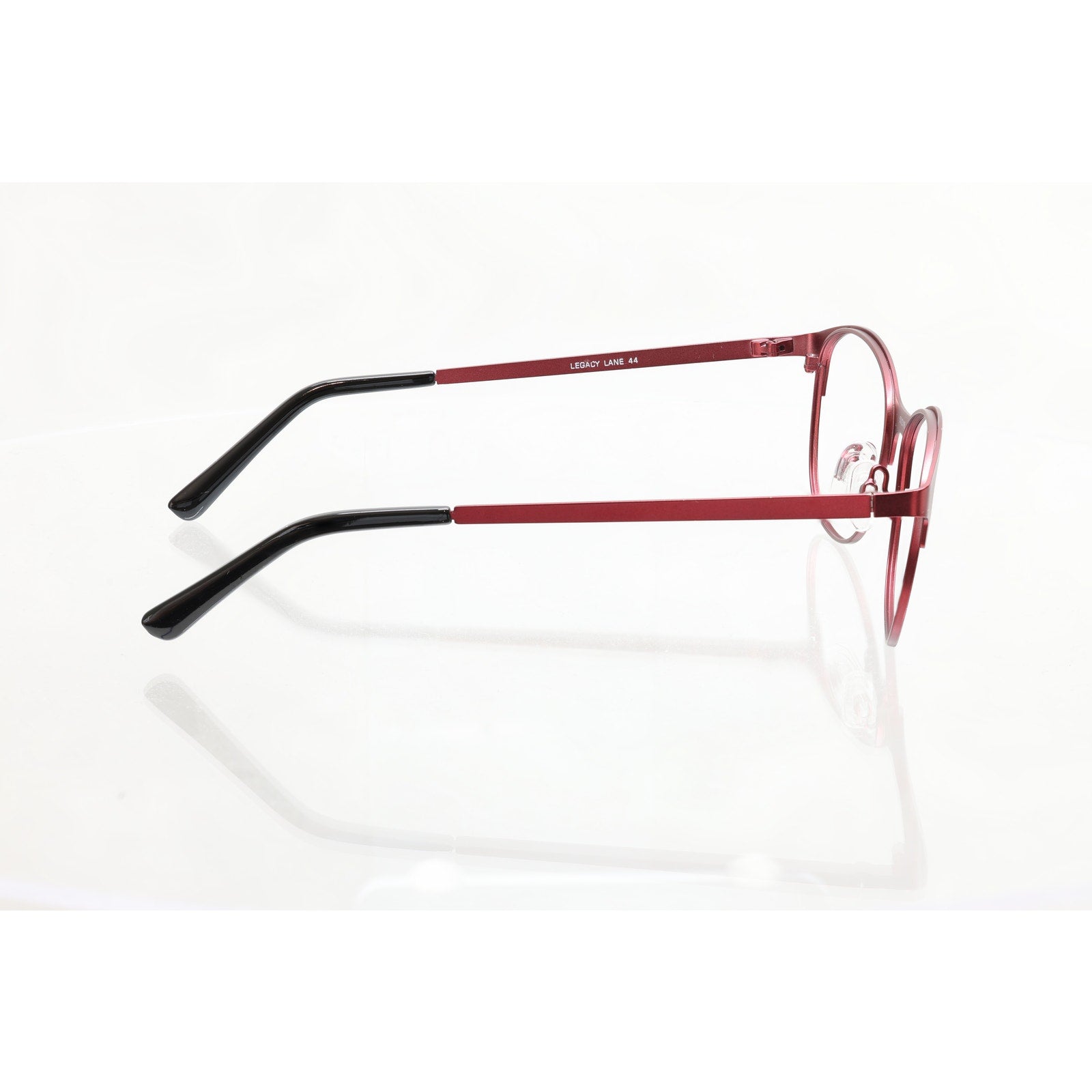Legacy Lane 44 53-18-135mm RED Eyeglass FRAMES ONLY - VERY GOOD CONDITION