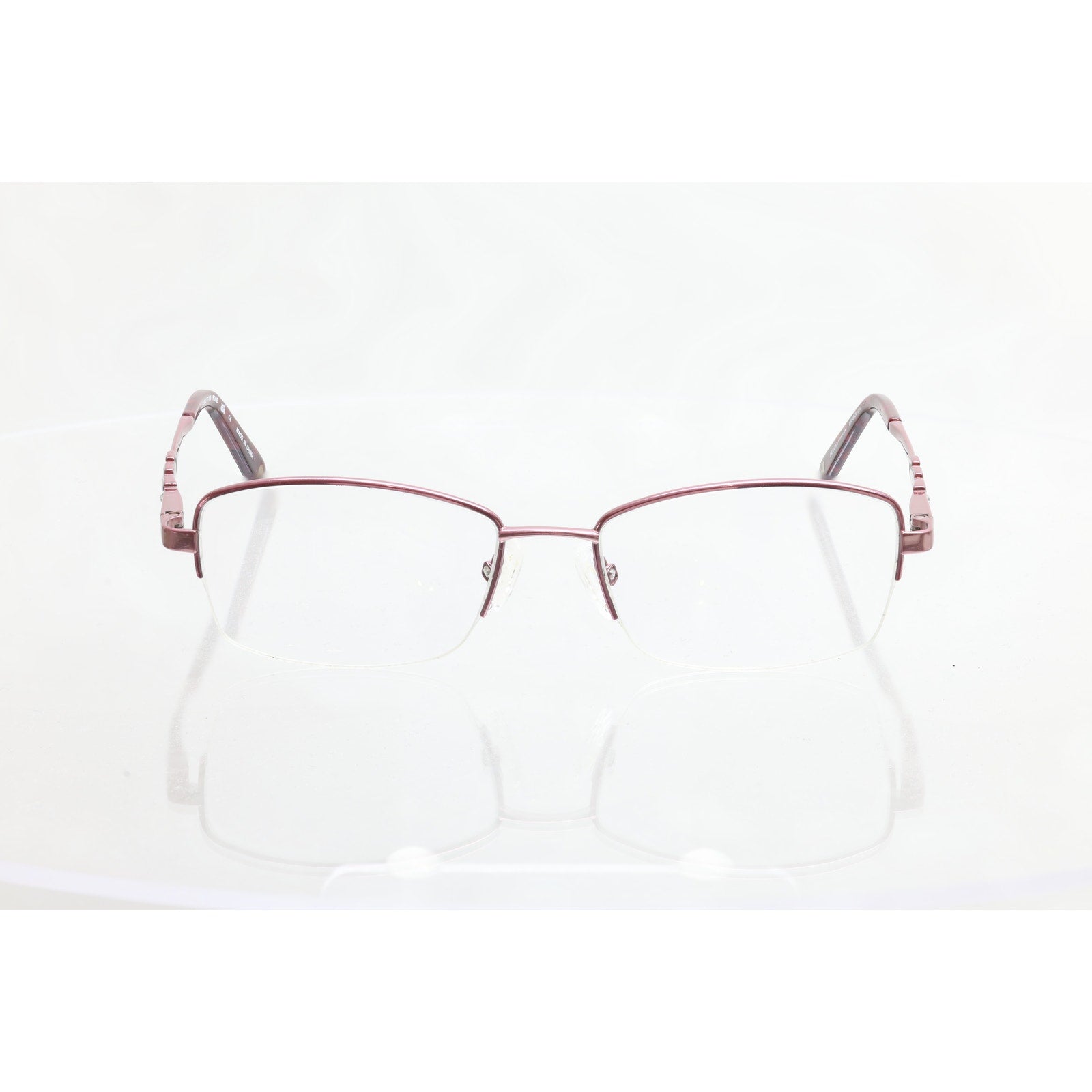 Bulova Titanium Missoula 51-17-135mm Rose Eyeglass FRAMES ONLY - GOOD CONDITION