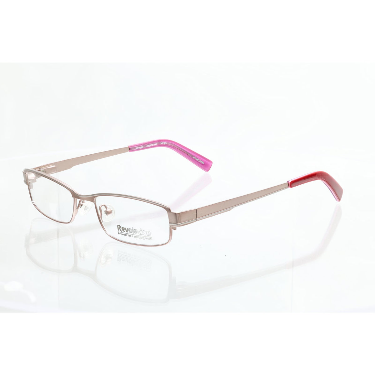 Revolution Eyewear REV682 light pink eyeglass frames