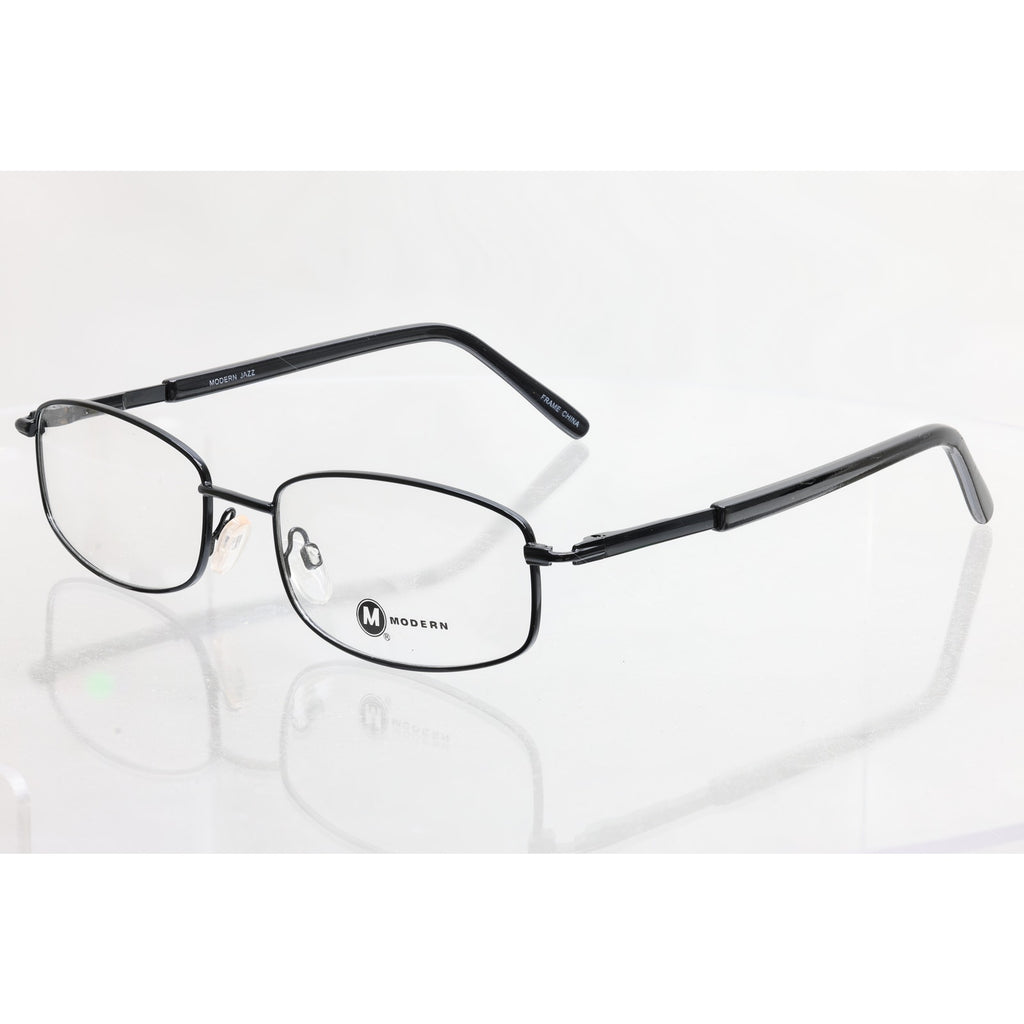 Modern Jazz Black 58-18-155mm Eyeglass FRAMES ONLY - NEW/WITHOUT TAGS