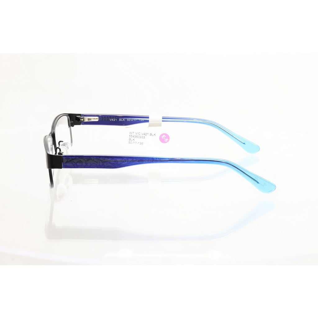 Victorious V421 BLK 50-17-135mm Eyeglasses FRAMES ONLY - NEW CONDITION