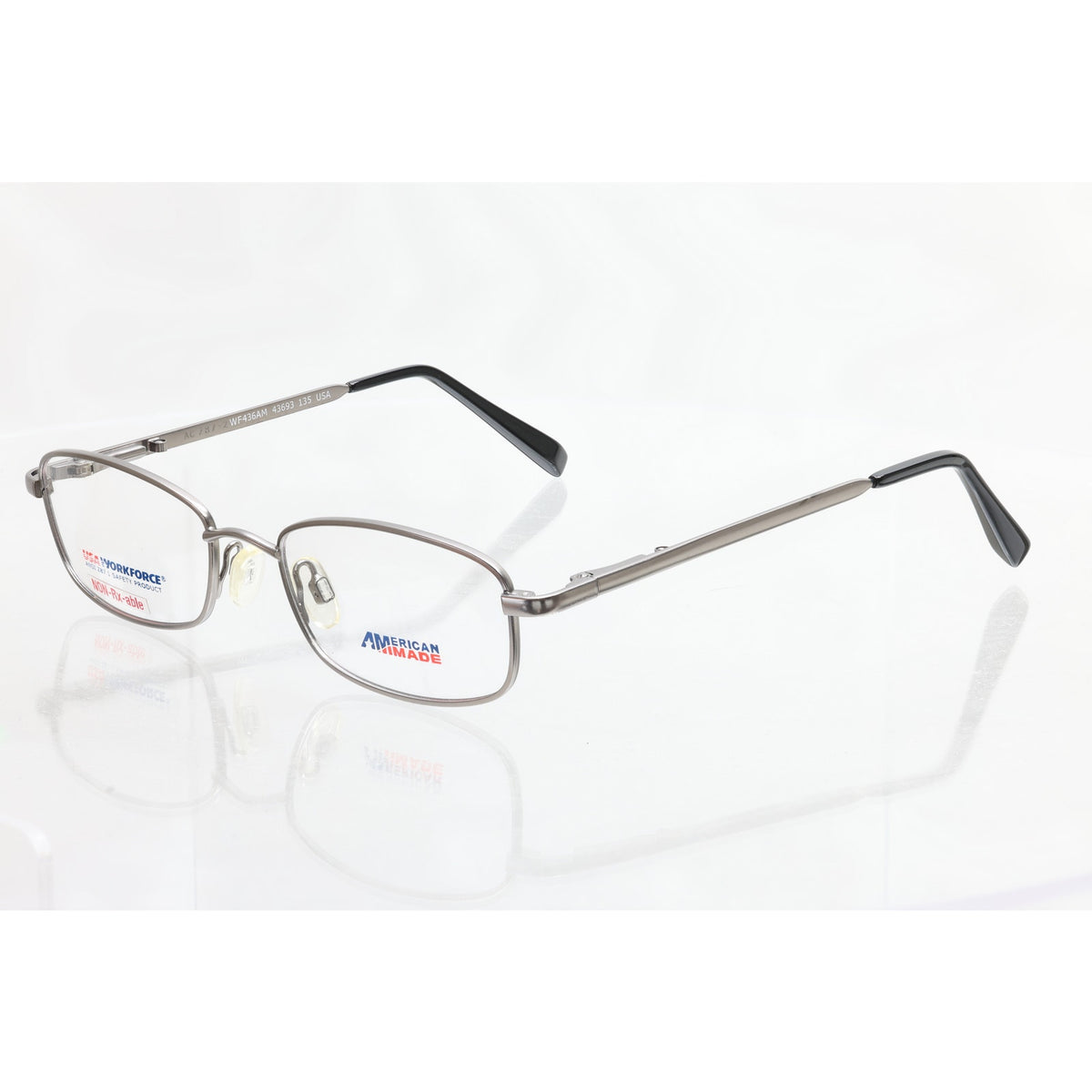 USA Workforce WF436AM 43693 51-18-135mm Eyeglass FRAMES ONLY - NEW/WITHOUT TAGS