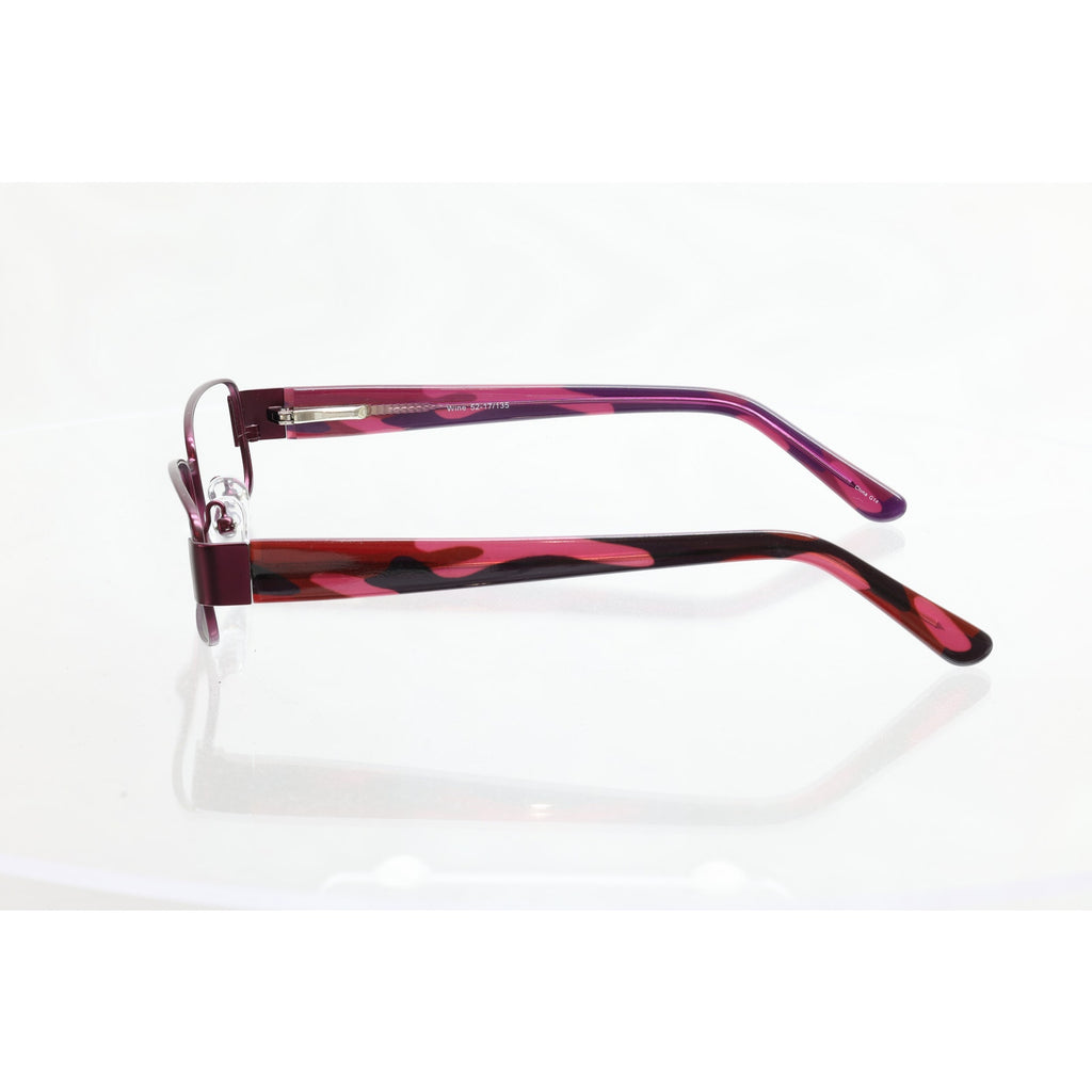 Fregossi 608 52-17-135mm WINE Eyeglass FRAMES ONLY - GOOD CONDITION