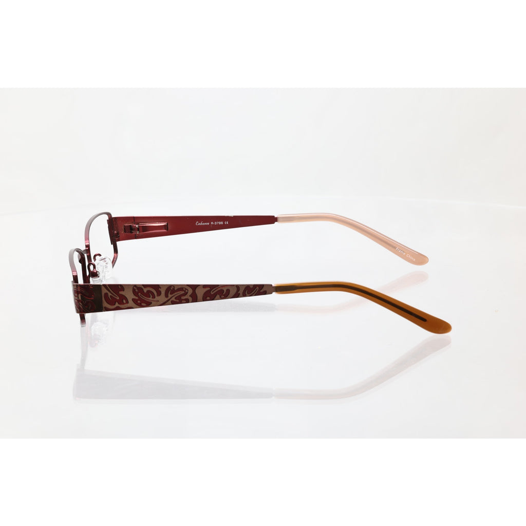 Enhance R-3796 Wine 52-18-140mm Eyeglass FRAMES ONLY - GOOD CONDITION
