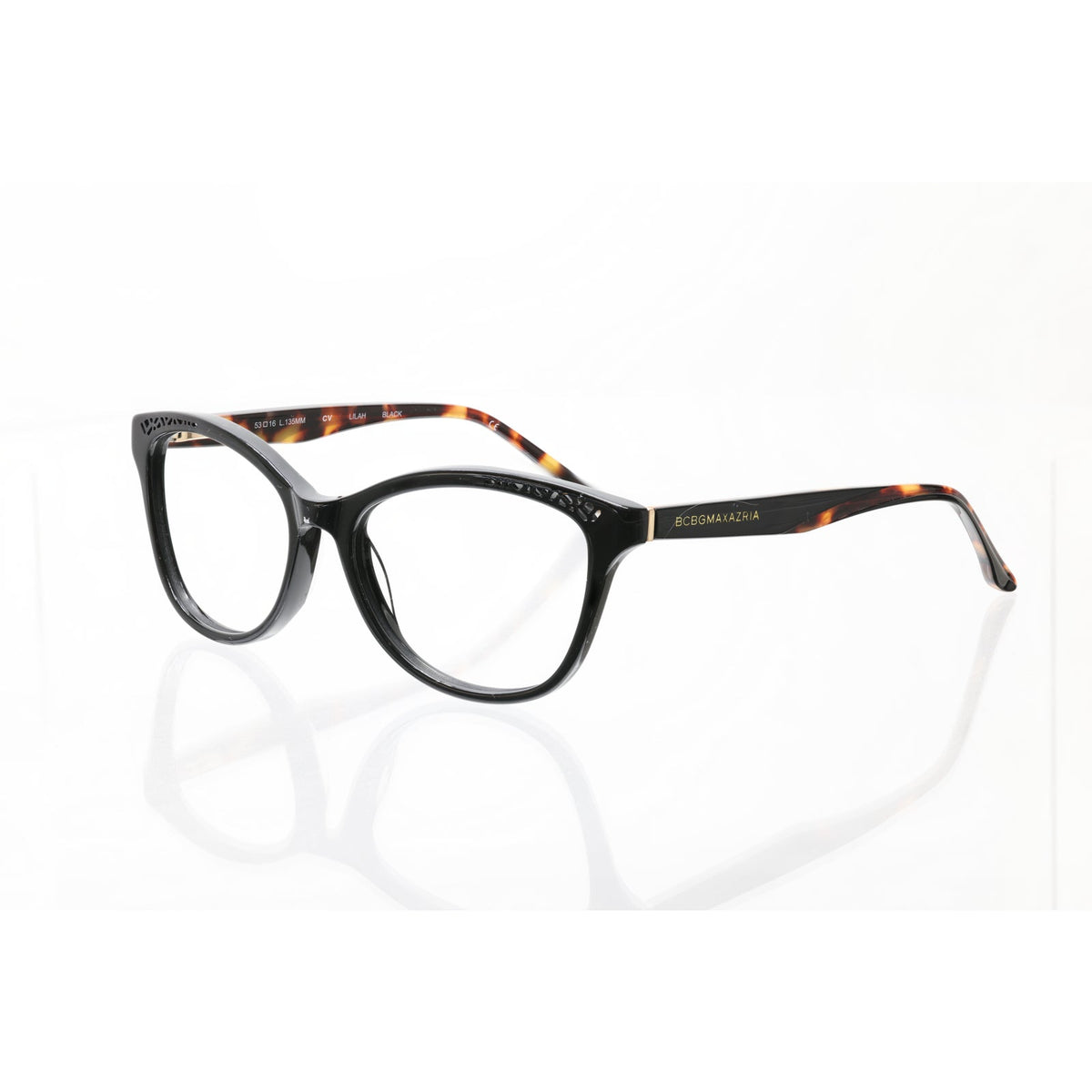 BCBGMAXAZRIA Lilah black eyeglass frames