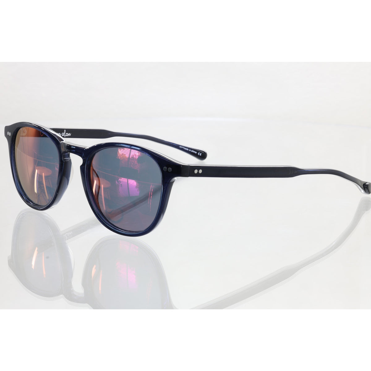 Steven Alan Mayhew dark navy blue sunglasses