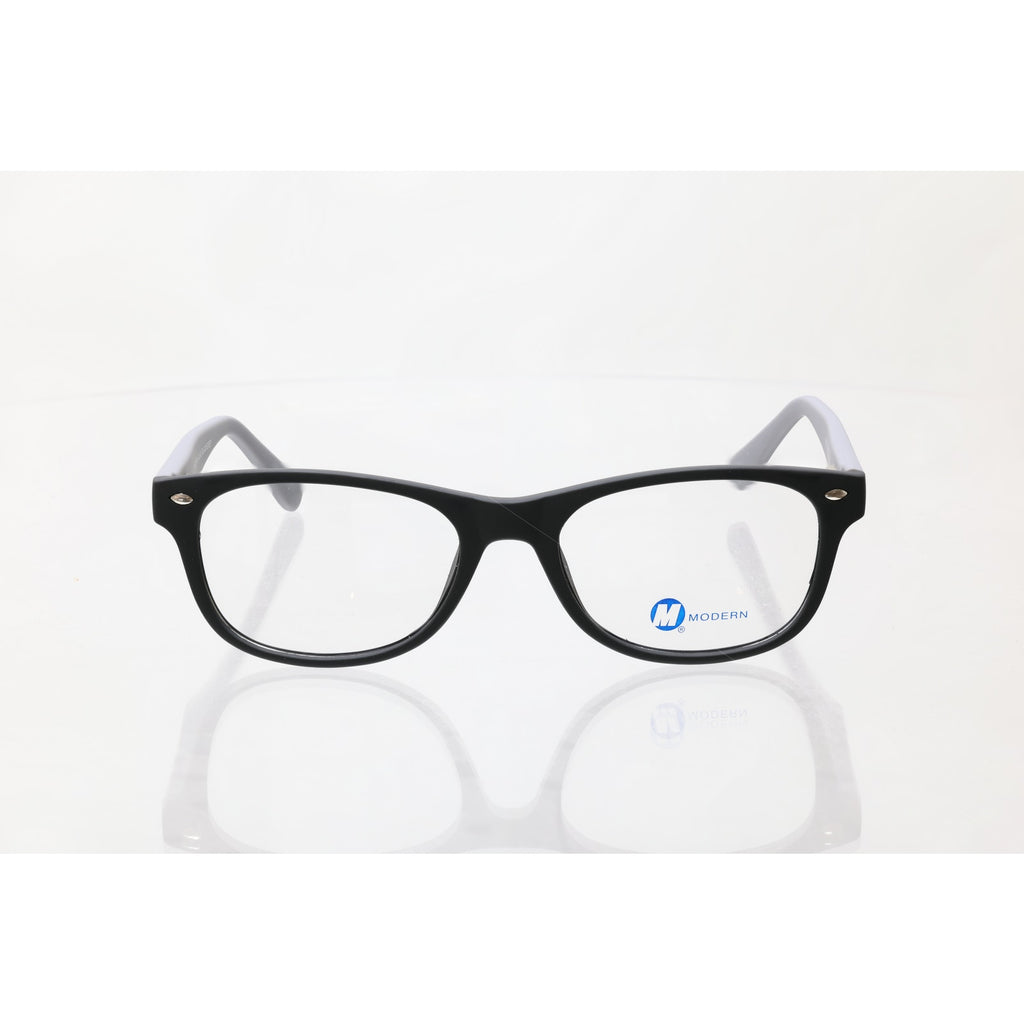 Modern Equal Black/Grey 50-19-140mm Eyeglass FRAMES ONLY - NEW/WITHOUT TAGS