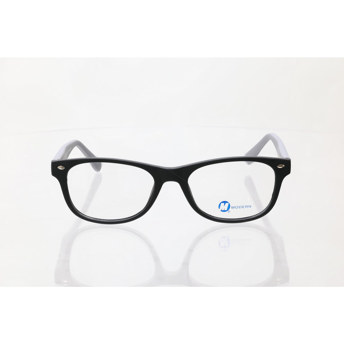Modern Equal Black/Grey 50-19-140mm Eyeglass FRAMES ONLY - NEW/WITHOUT TAGS