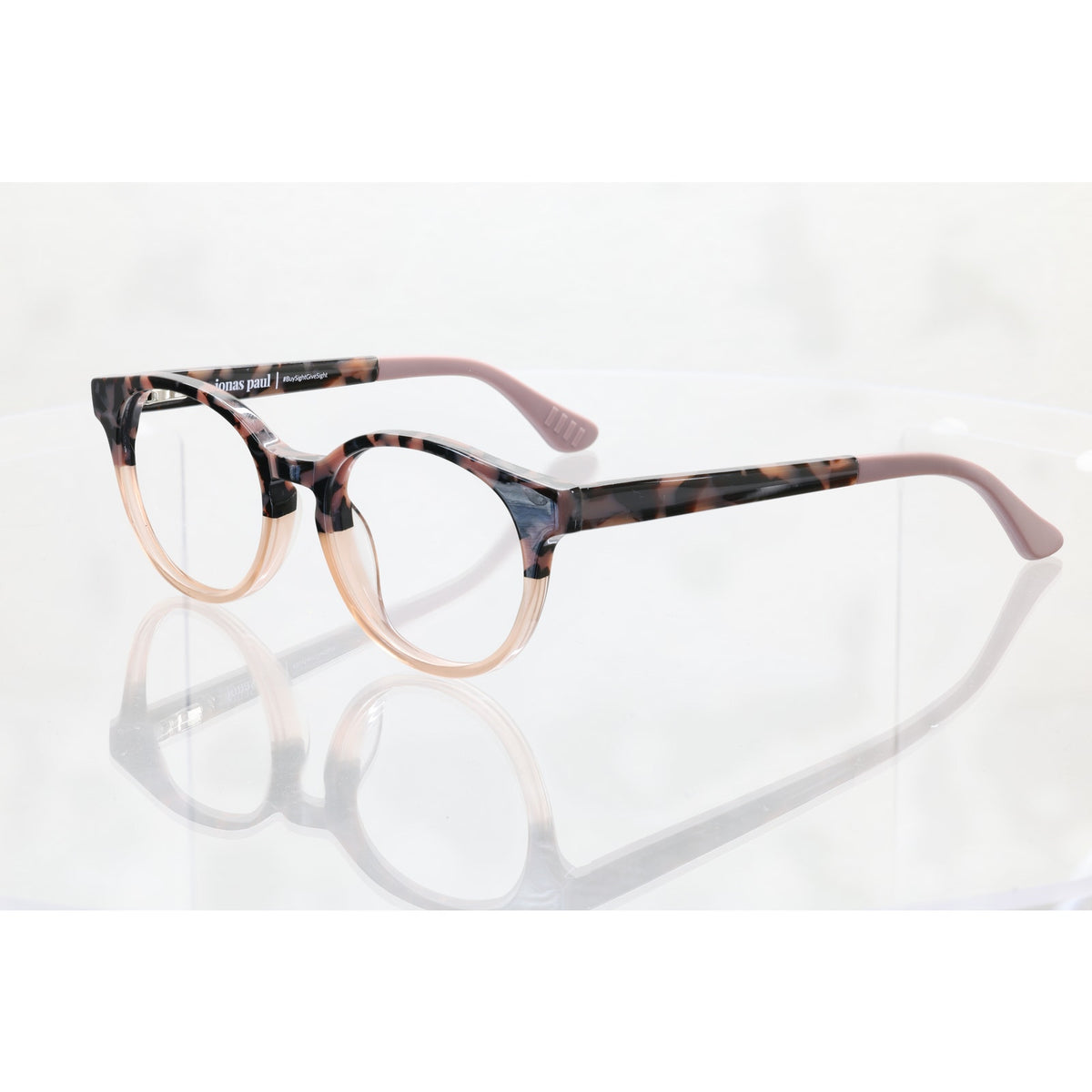 Jonas Paul Paul/Paige LBT purple/dark brown kids' eyeglass frames