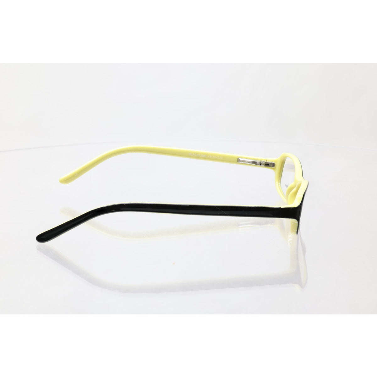 Modern Wow Black/Lime 49-16-135mm Eyeglass FRAMES ONLY - NEW/WITHOUT TAGS