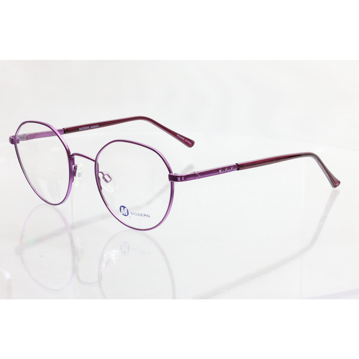 Modern Addison Matte Purple 50-20-140mm Eyeglass FRAMES ONLY - NEW/WITHOUT TAGS