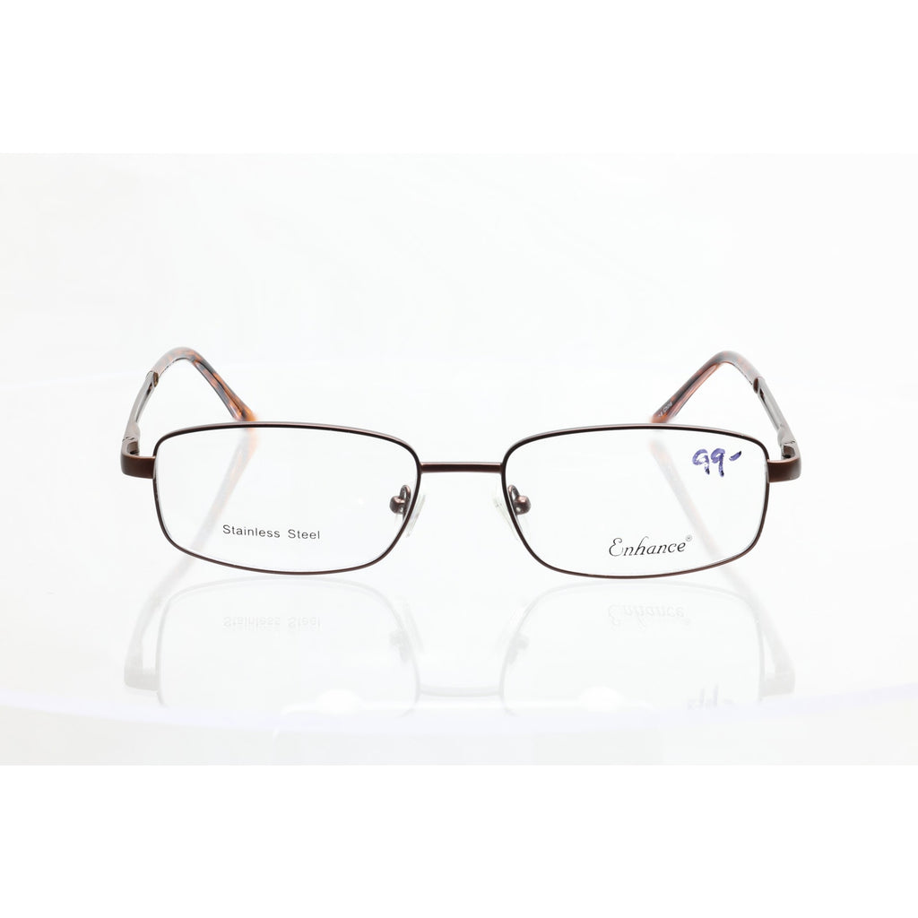 Enhance 3867 Matt Coffee 55-17-145mm Eyeglasses FRAMES ONLY - NEW CONDITION