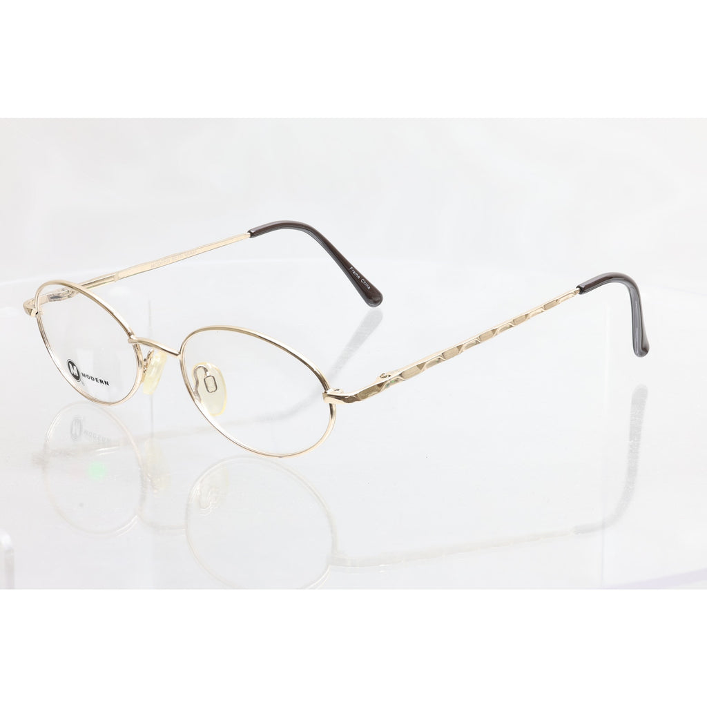 Modern Beth Gold 52-18-140mm Eyeglass FRAMES ONLY - NEW/WITHOUT TAGS