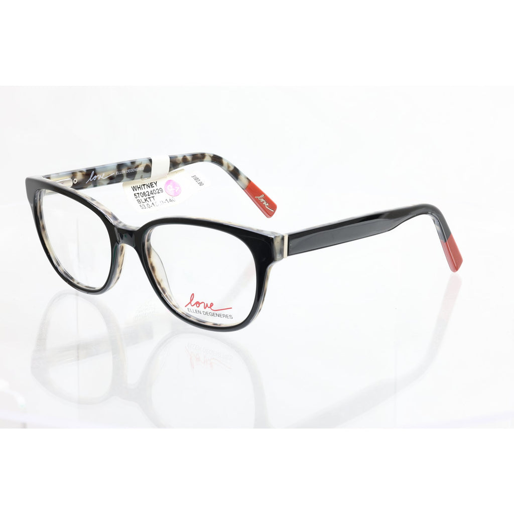 Love by Ellen DeGeneres Whitney BLKTT eyeglass frames