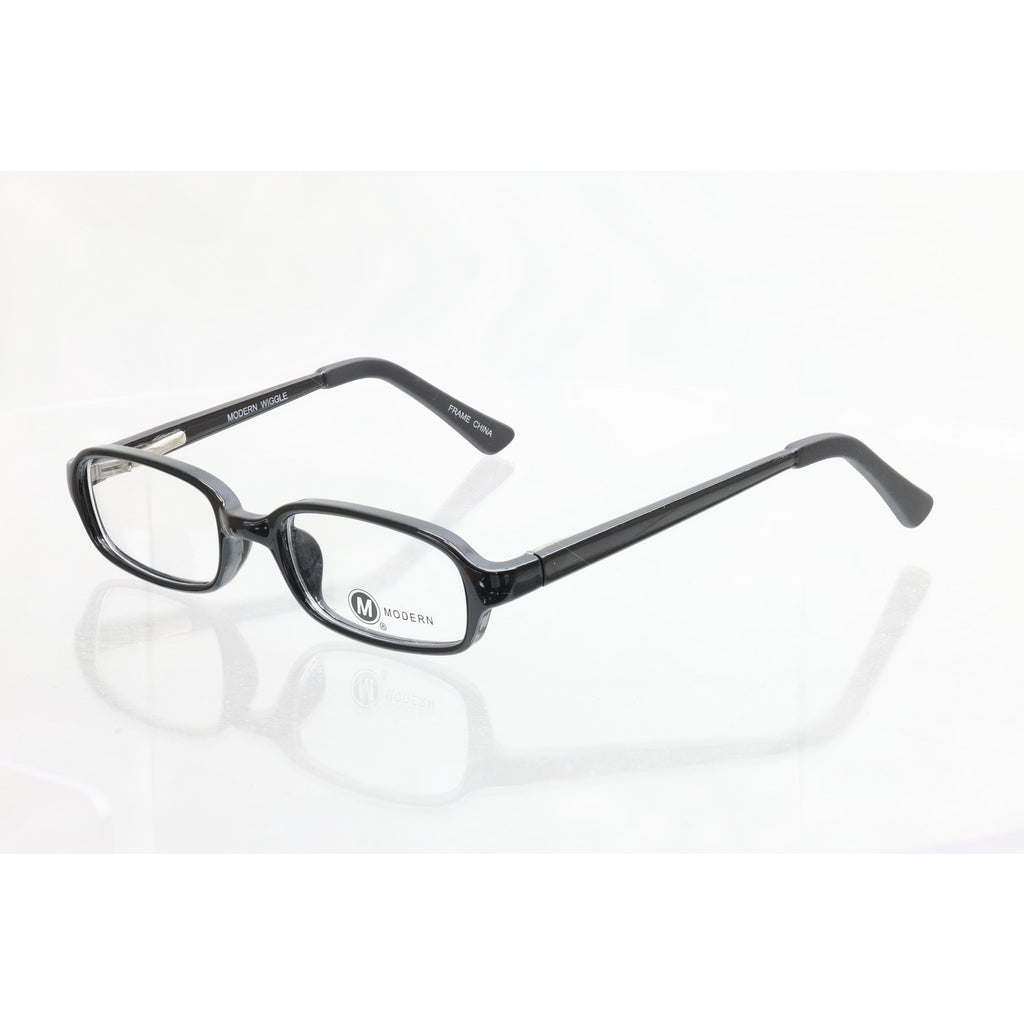 Modern Wiggle Black 42-18-125mm Eyeglass FRAMES ONLY - NEW/WITHOUT TAGS