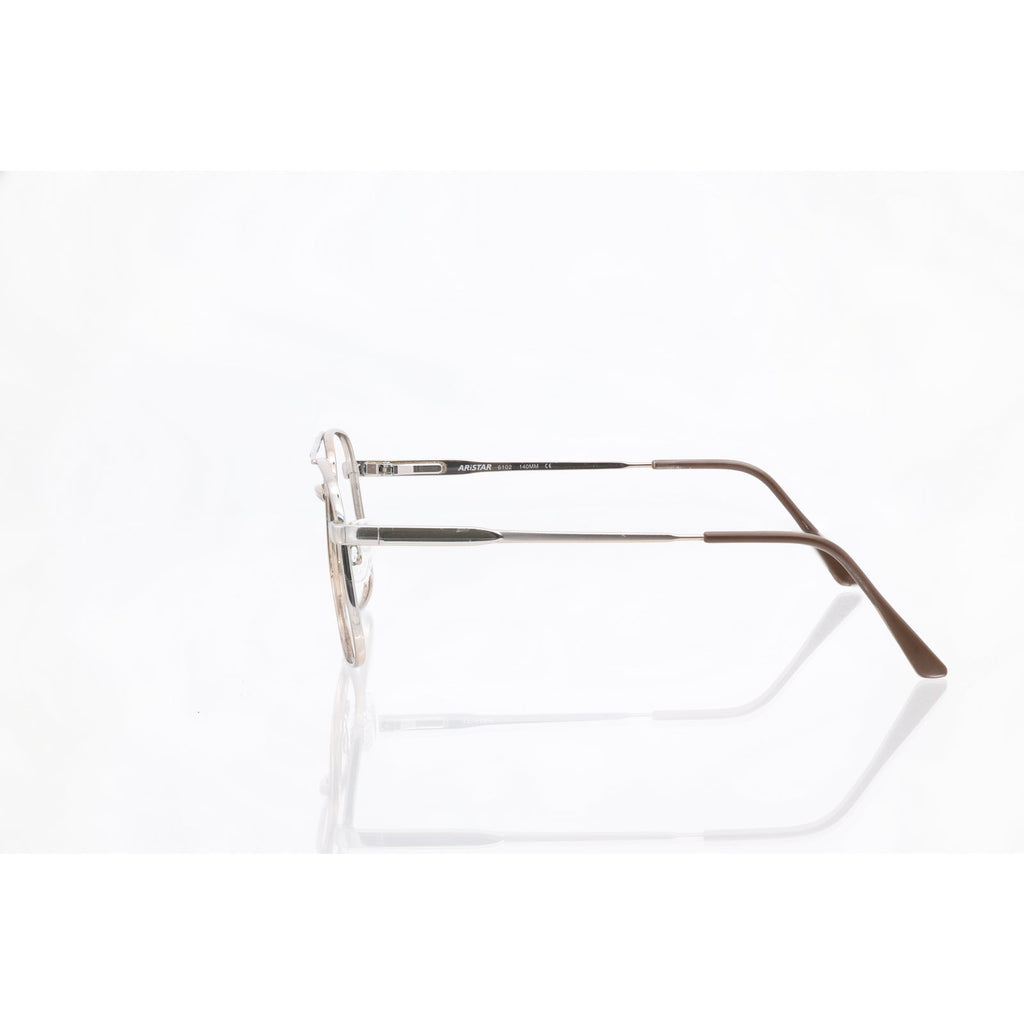 Aristar 6102 Color-035 brown/silver eyeglass frames, photo 4 of 6