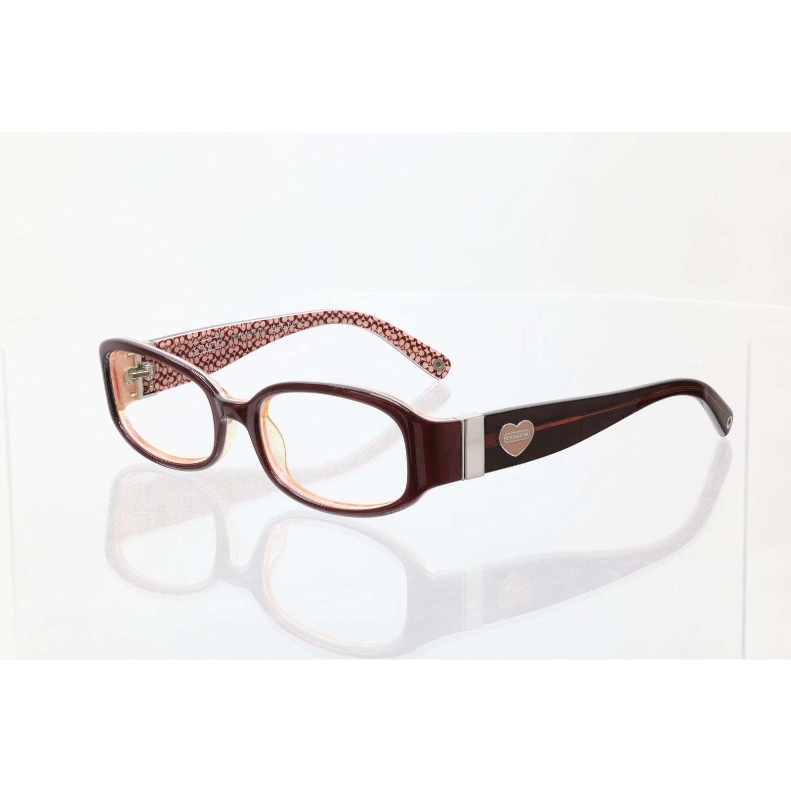 Coach Lindsay (S429) 52-18-130mm Burgundy Eyeglass FRAMES ONLY - GOOD CONDITION