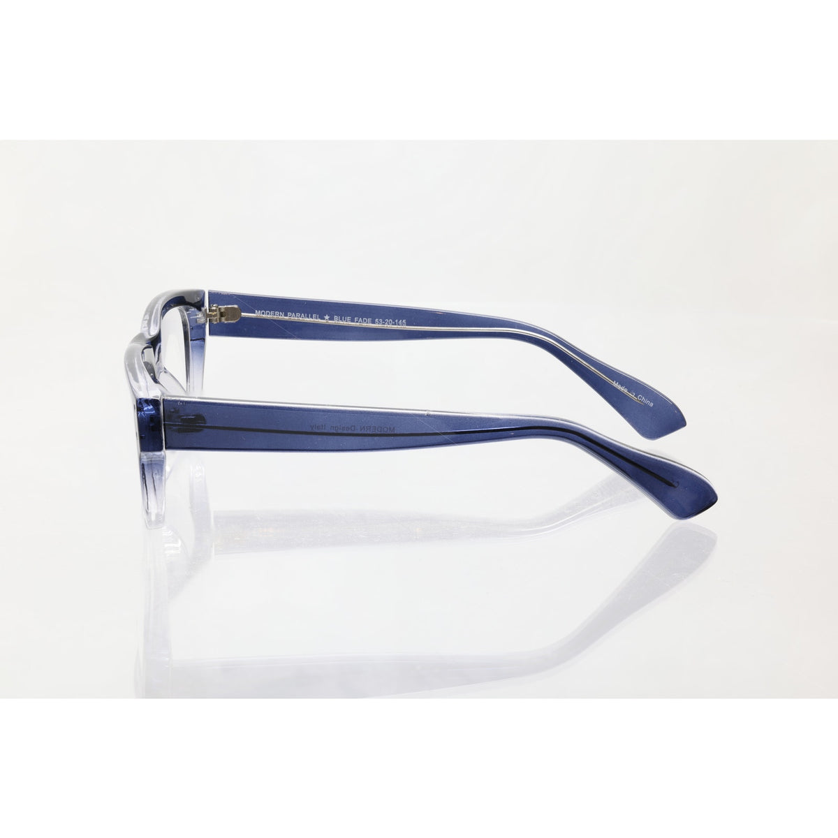 Modern Parallel Blue Fade 53-20-145mm Eyeglass FRAMES ONLY - NEW/WITHOUT TAGS