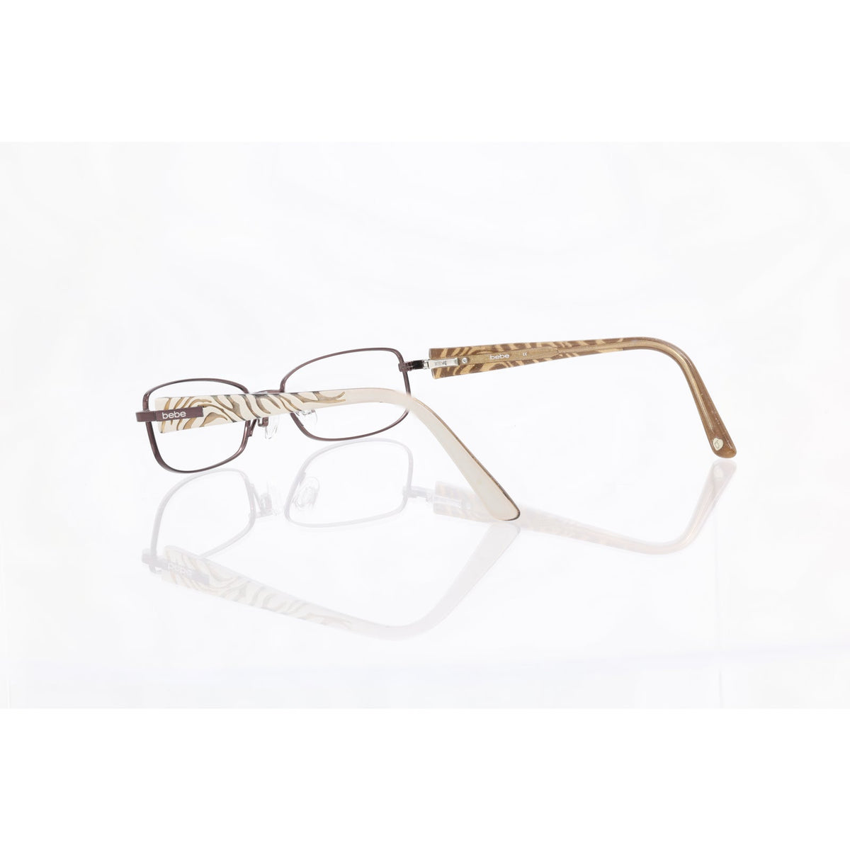 Bebe Glitters BB5056 (210) topaz eyeglass frames, photo 5 of 9