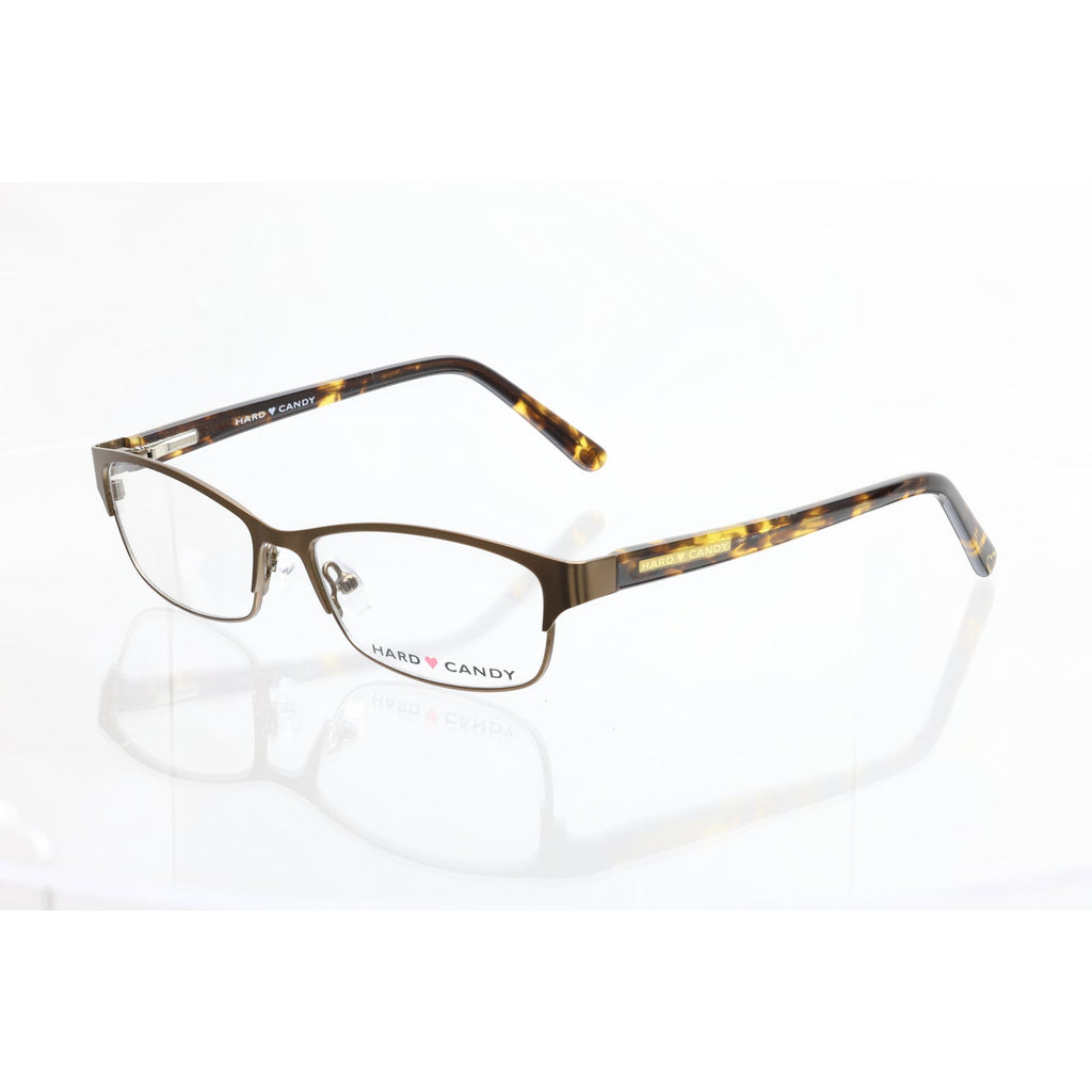 Hard Candy HC02 brown eyeglass frames