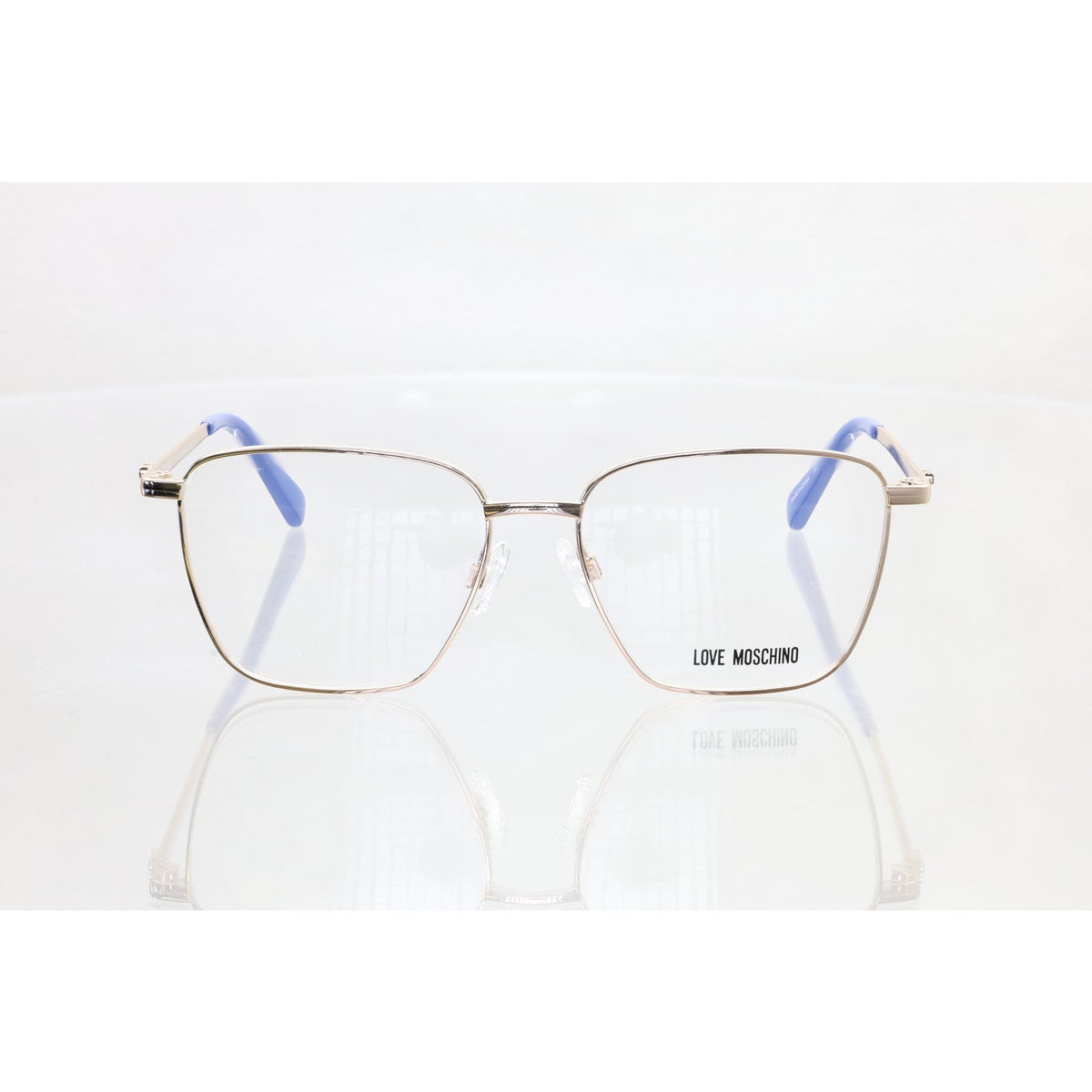Love Moschino MOL533SAM OMVU gold/blue eyeglass frames, photo 3 of 7