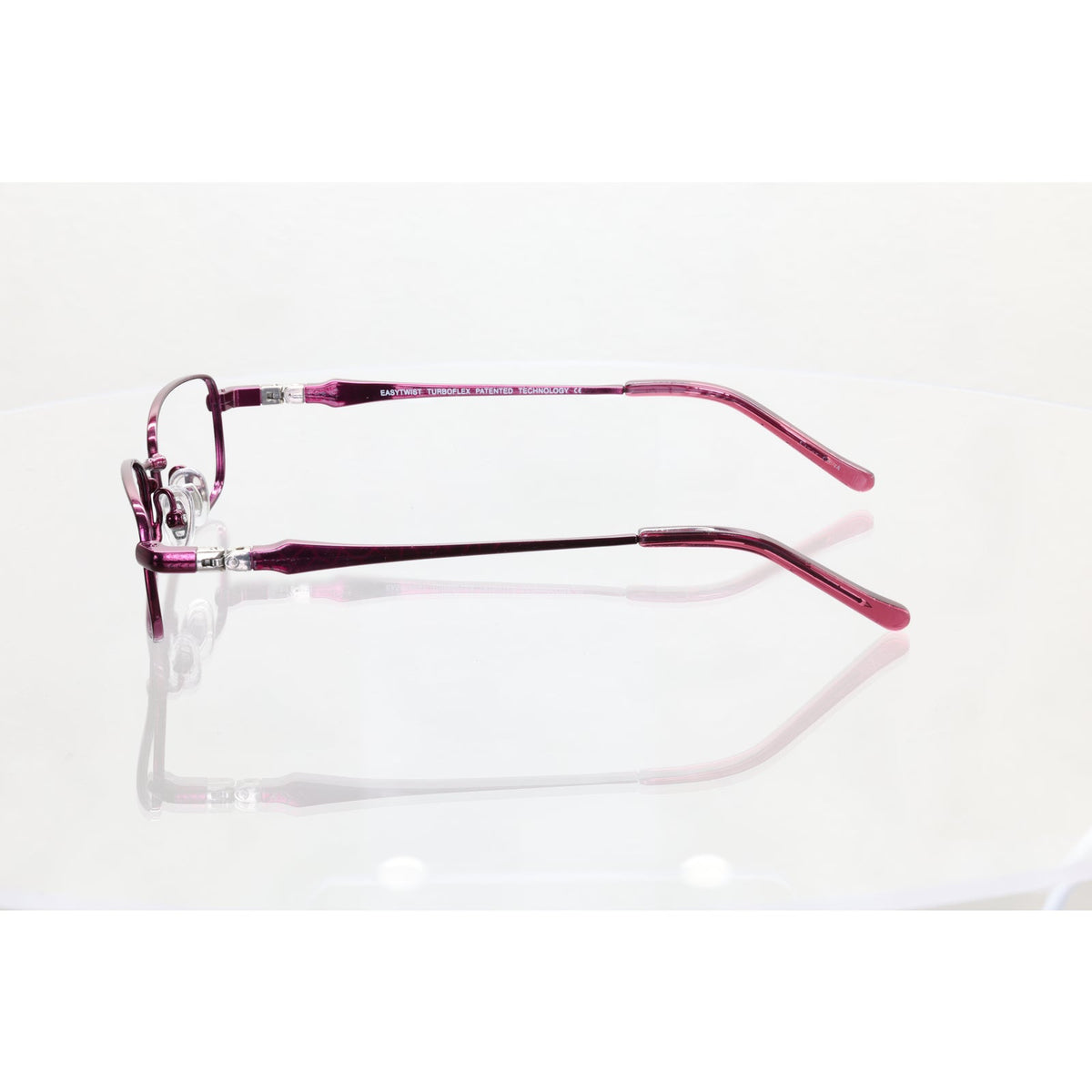 EasyTwist ET958 purple youth-size eyeglass frames, photo 4 of 8