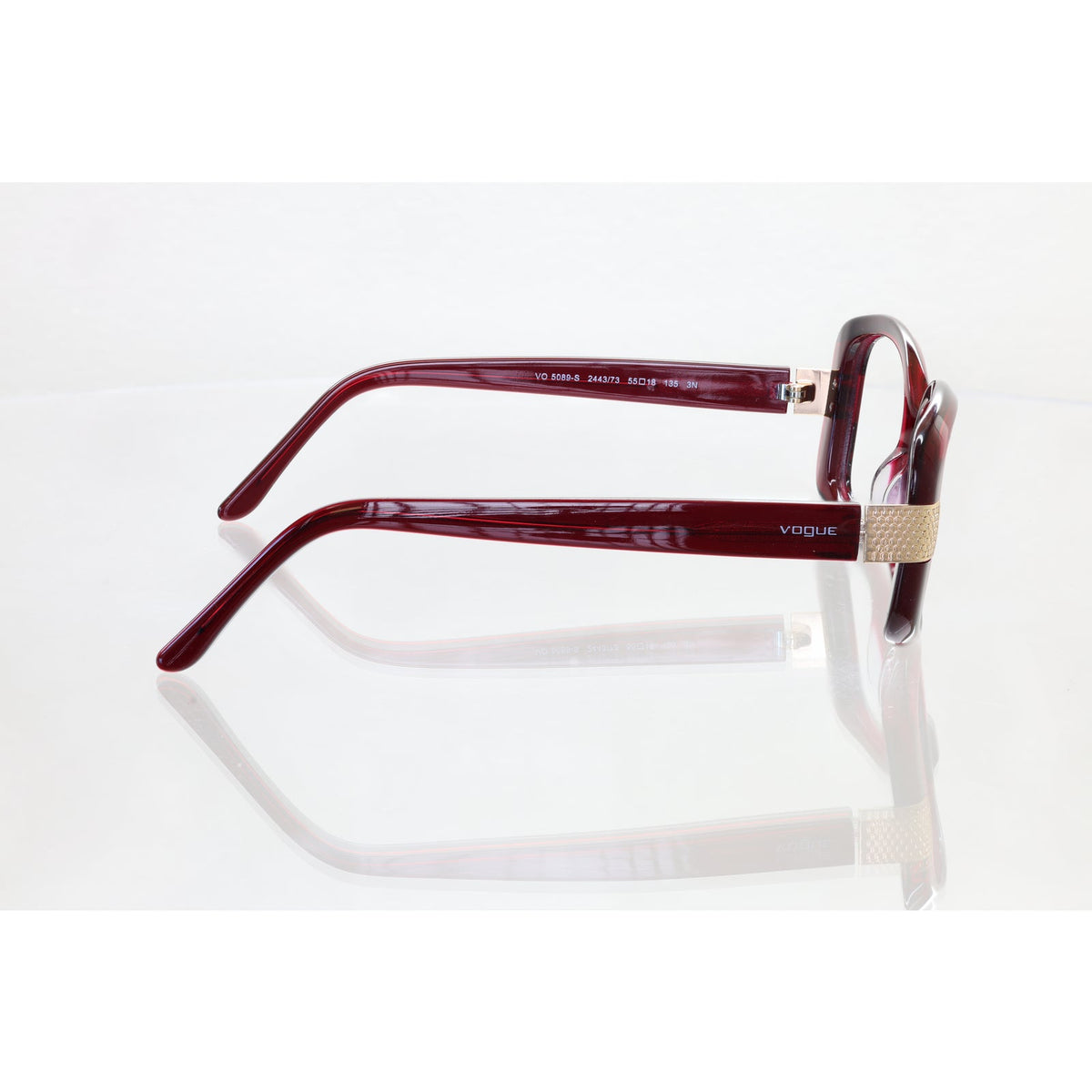 Vogue VO5089-S 2443/73 dark red sunglass frames, photo 6 of 8