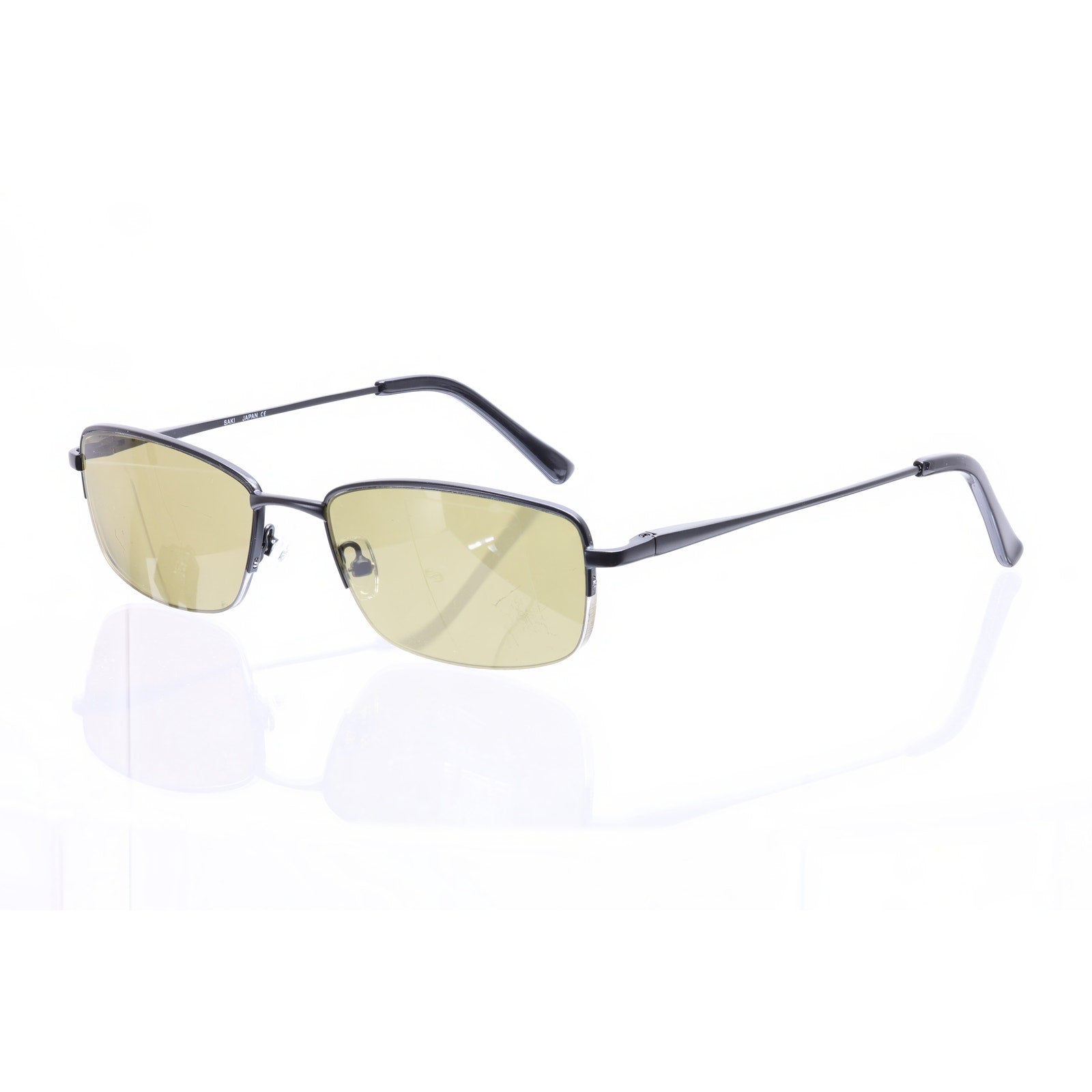 Saki Mod. 401 Col MBLK 54-18-140mm Eyeglasses FRAMES ONLY - VERY GOOD CONDITION