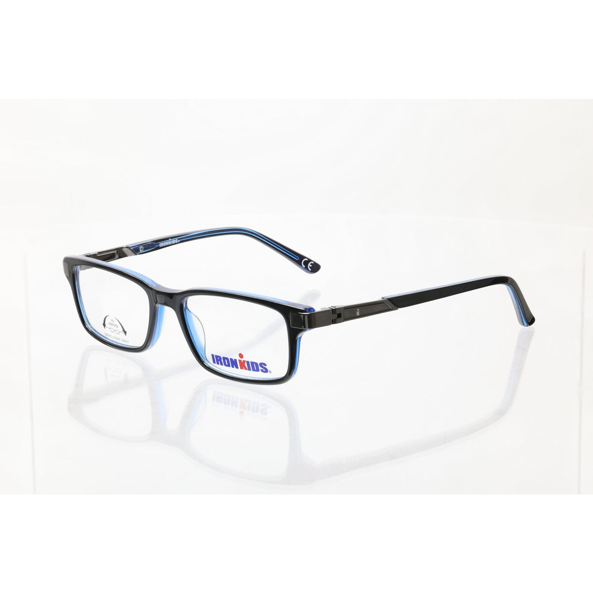 IronKids IKB901 black kids' eyeglass frames