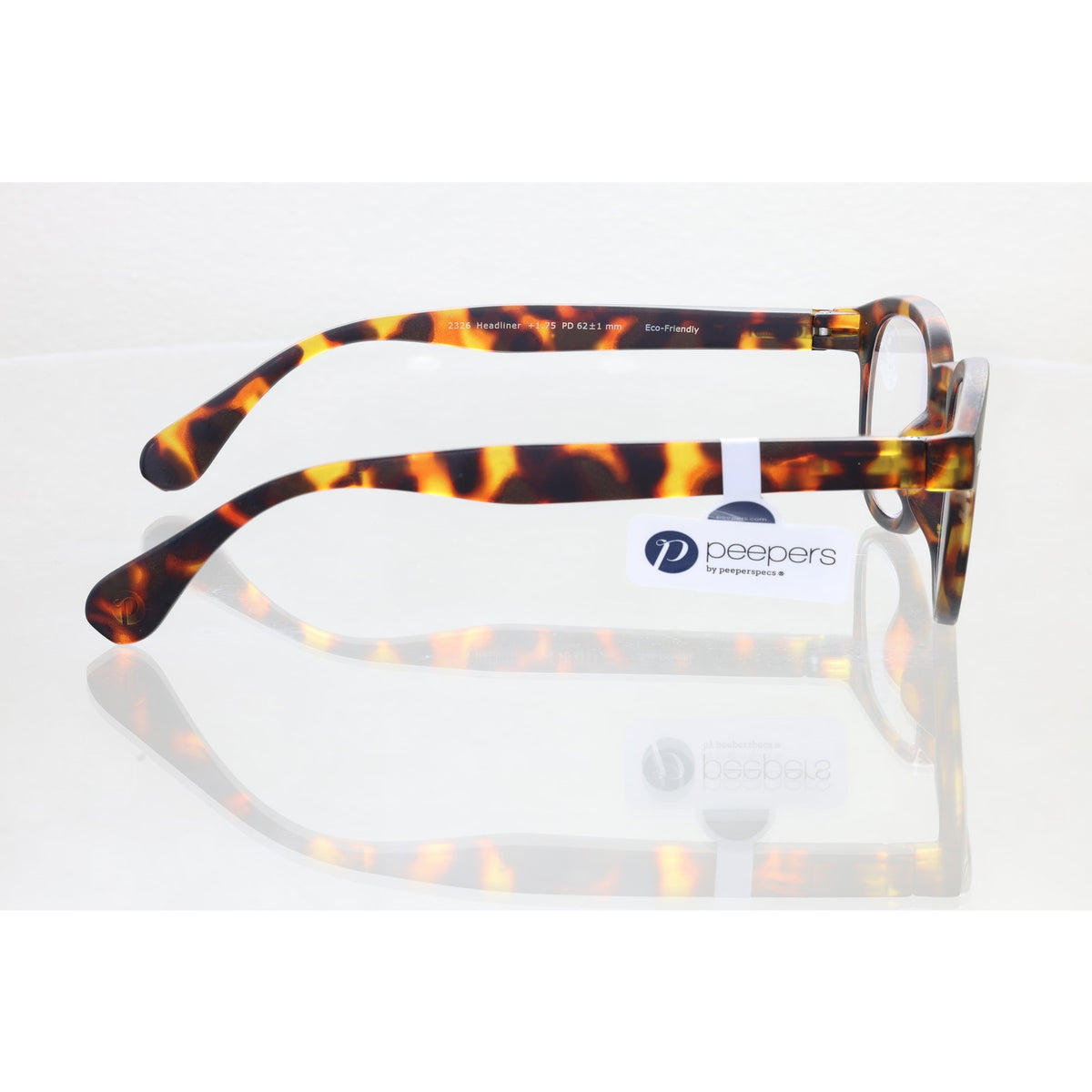 Peepers Headliner 2326 +1.75 brown reading glasses, photo 7 of 9