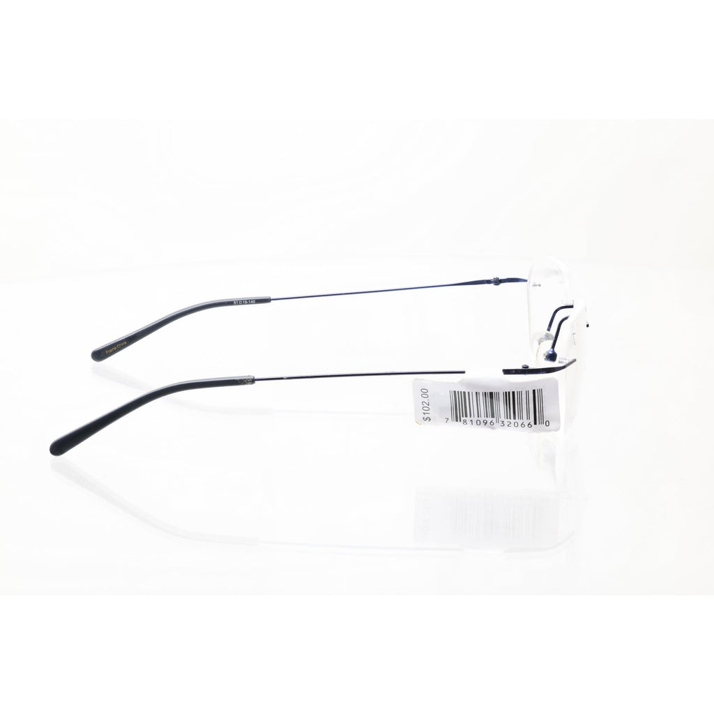 Naturally Rimless NR-374 navy eyeglass frames, photo 6 of 6