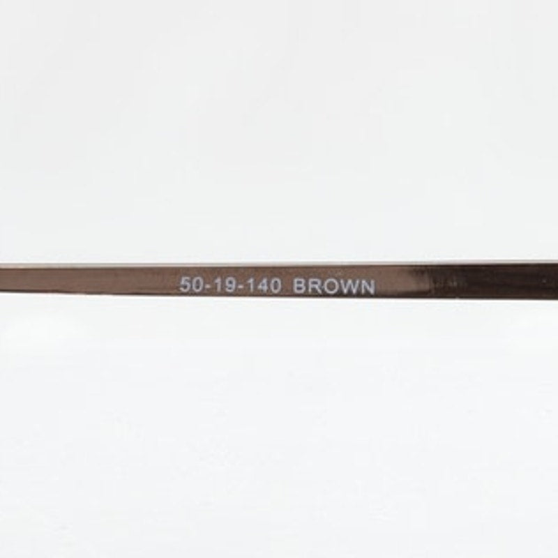 Modern Cal Brown 50-19-140mm Eyeglass FRAMES ONLY - NEW/WITHOUT TAGS