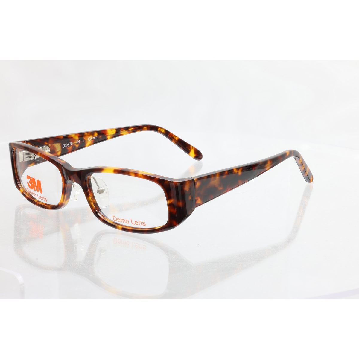 3M DX670 Tortoise 51-19-135mm Eyeglass FRAMES ONLY - NEW/WITHOUT TAGS