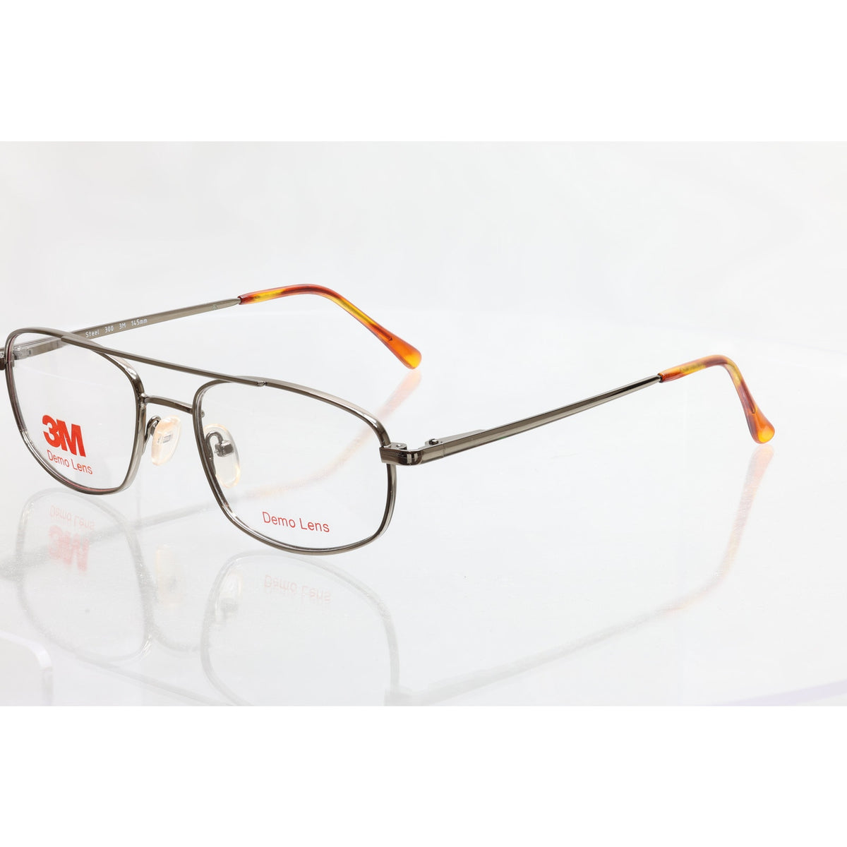 3M Steel 300 Shiny Brown 52-19-145mm Eyeglass FRAMES ONLY - NEW/WITHOUT TAGS
