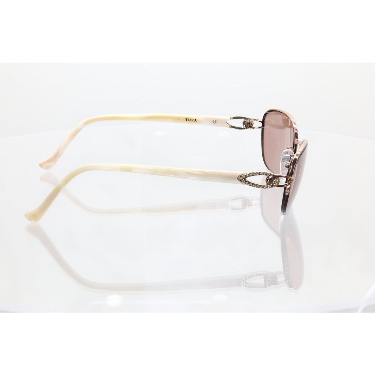 Tura Mod 318 San brown/beige eyeglass frames, photo 6 of 8