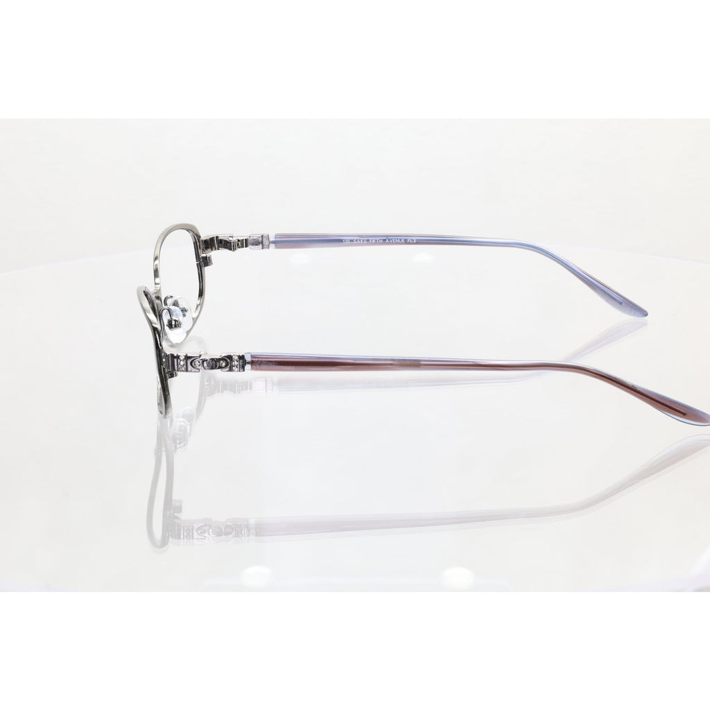 Saks Fifth Avenue S5A 152 FL3 green/purple eyeglass frames, photo 4 of 8