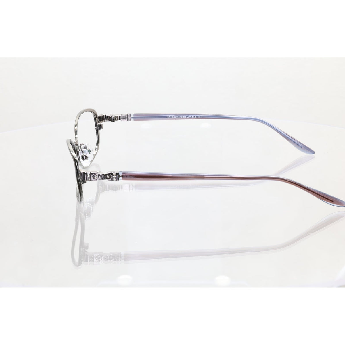 Saks Fifth Avenue S5A 152 FL3 green/purple eyeglass frames, photo 4 of 8