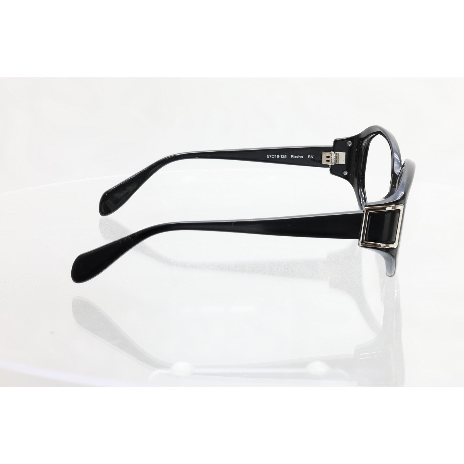 Oliver Peoples Rosina BK 57-16-125mm Sunglass / Eyeglass FRAMES ONLY - GOOD