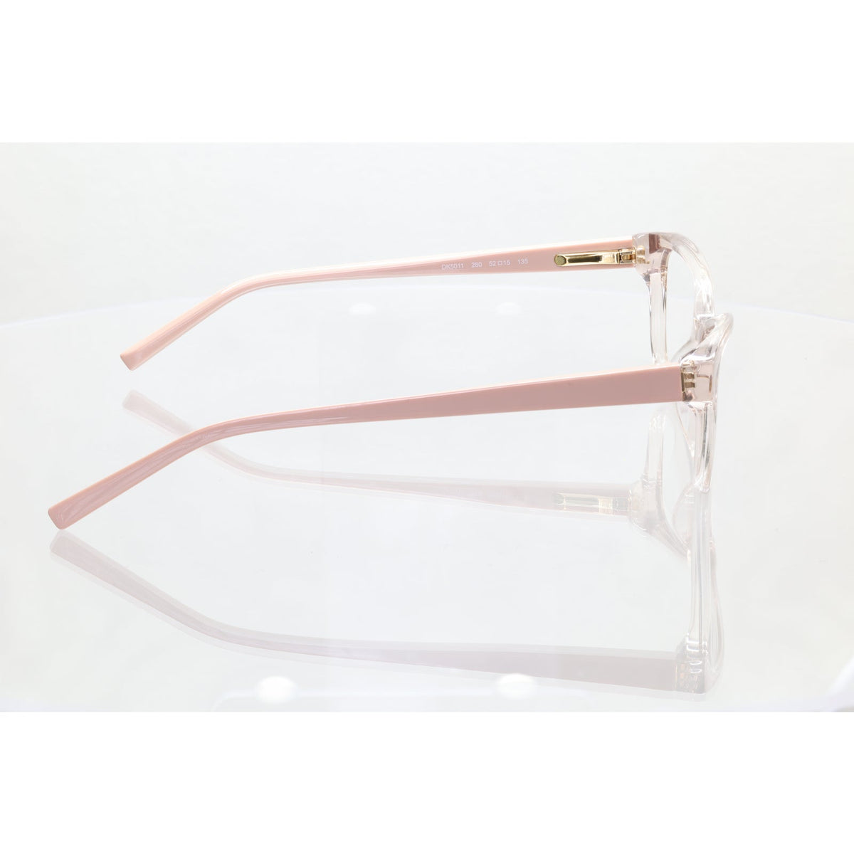 DKNY DK5011 280 clear/light pink eyeglass frames, photo 6 of 8