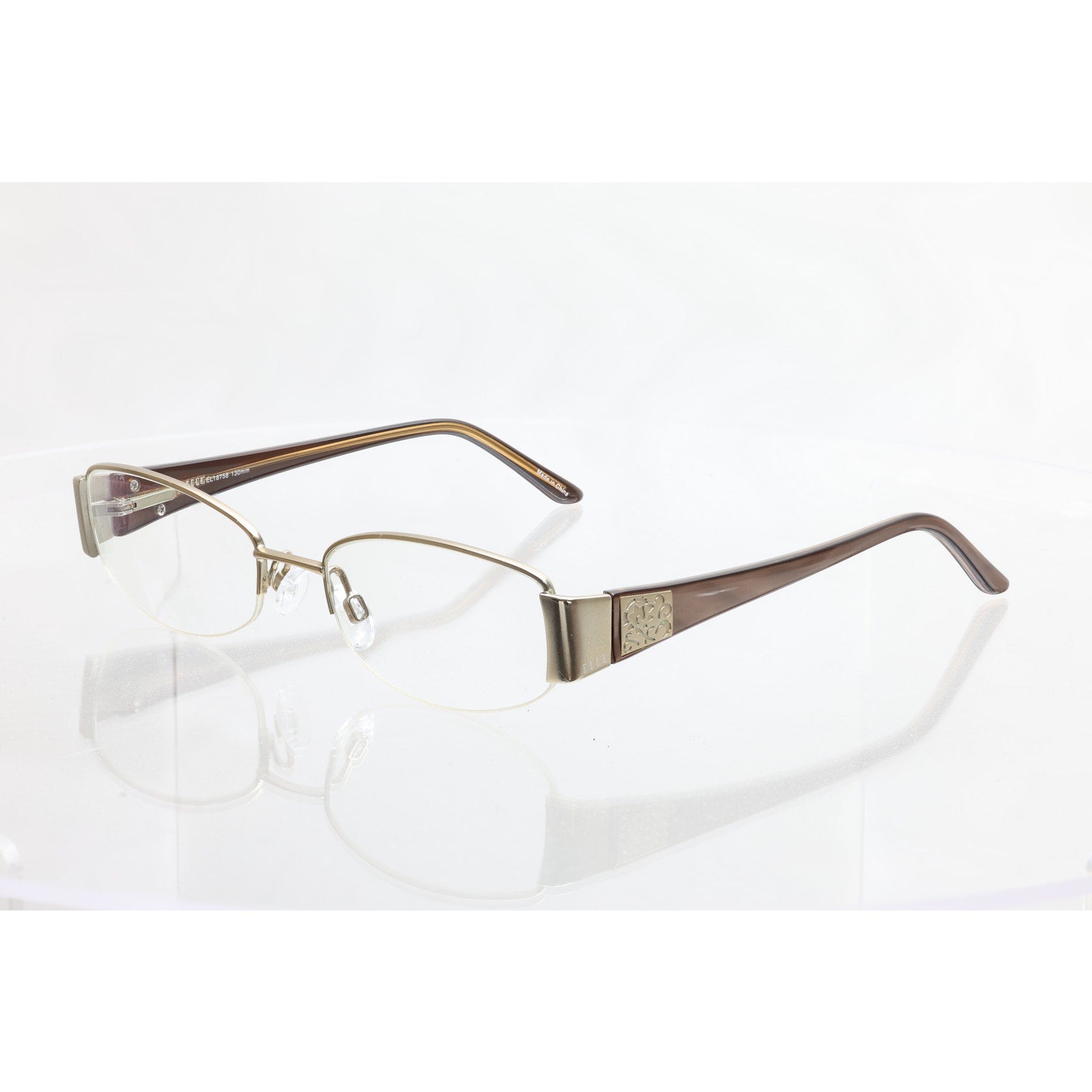 ELLE EL18758 51-18-130mm Color- LB Eyeglass FRAMES ONLY - VERY GOOD CONDITION