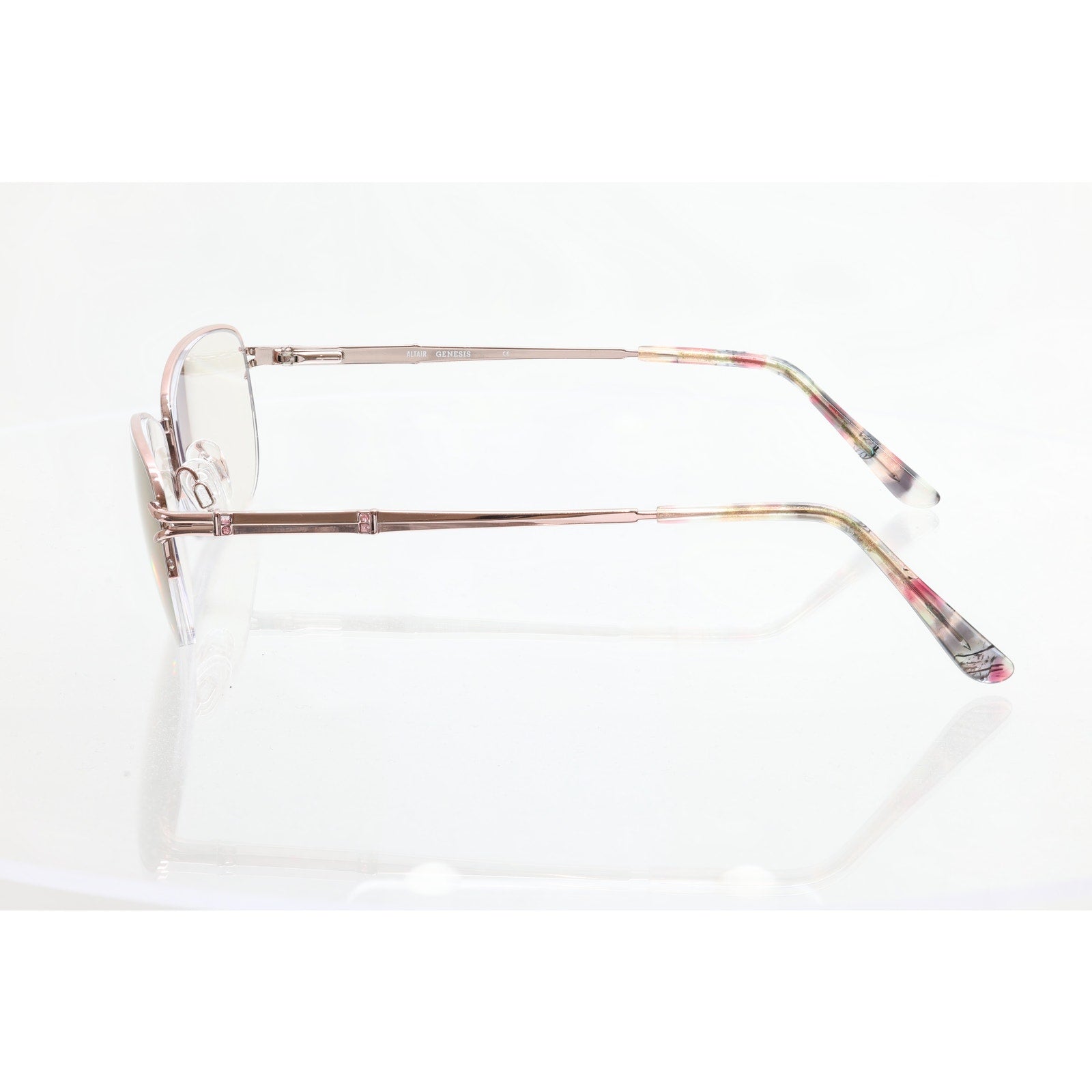 Altair Genesis G5058 57-18-145mm (770) ROSE GOLD Eyeglass FRAMES ONLY - GOOD