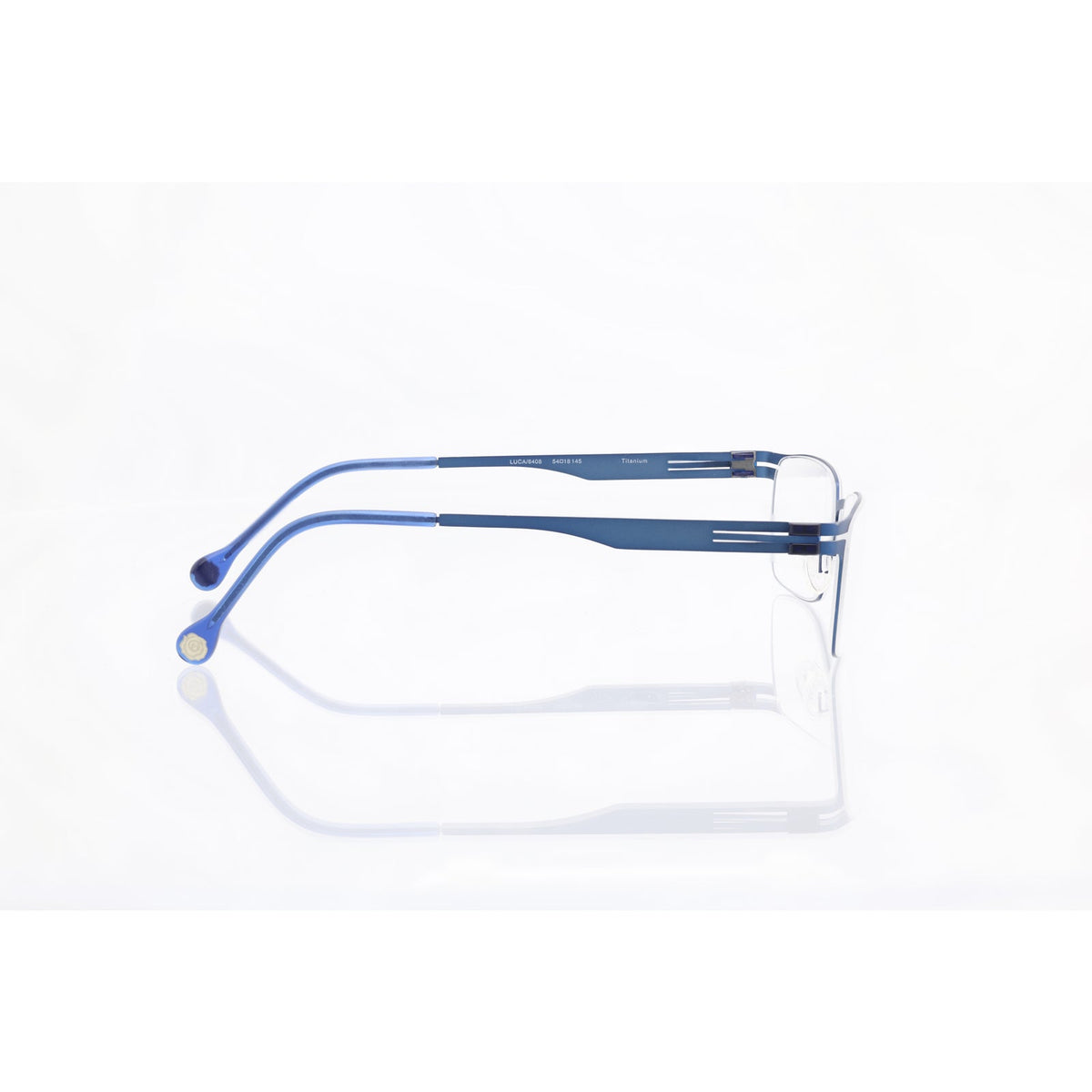 Red Rose Luca/6408 blue eyeglass frames, photo 6 of 6
