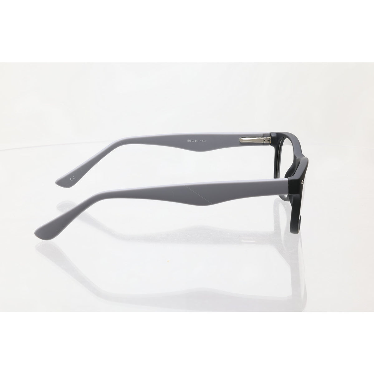 Modern Equal Black/Grey 50-19-140mm Eyeglass FRAMES ONLY - NEW/WITHOUT TAGS
