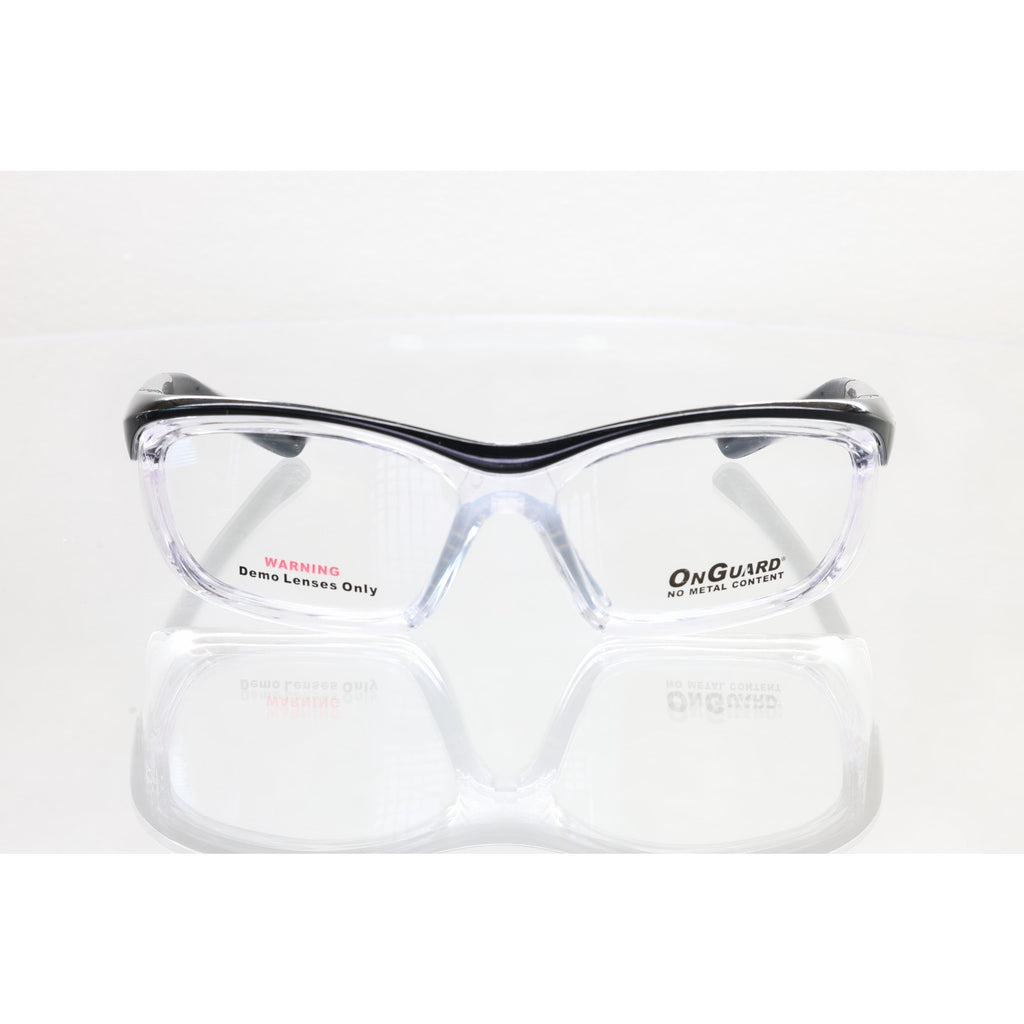 On-Guard 0G220S Leader black/clear safety glasses frames, photo 3 of 8
