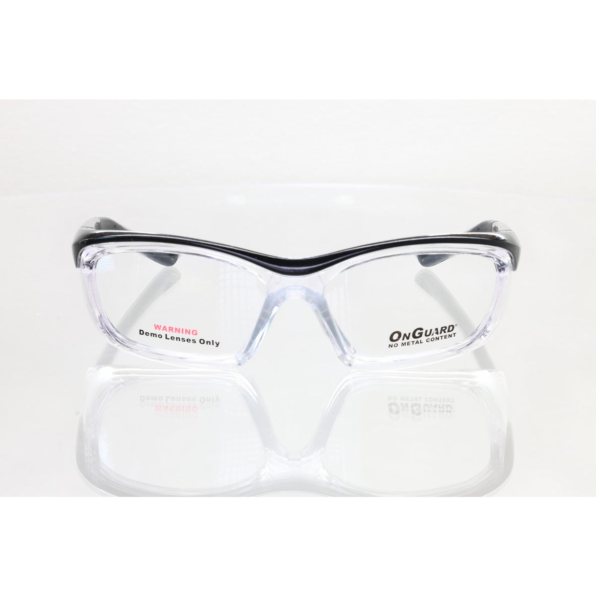 On-Guard 0G220S Leader black/clear safety glasses frames, photo 3 of 8