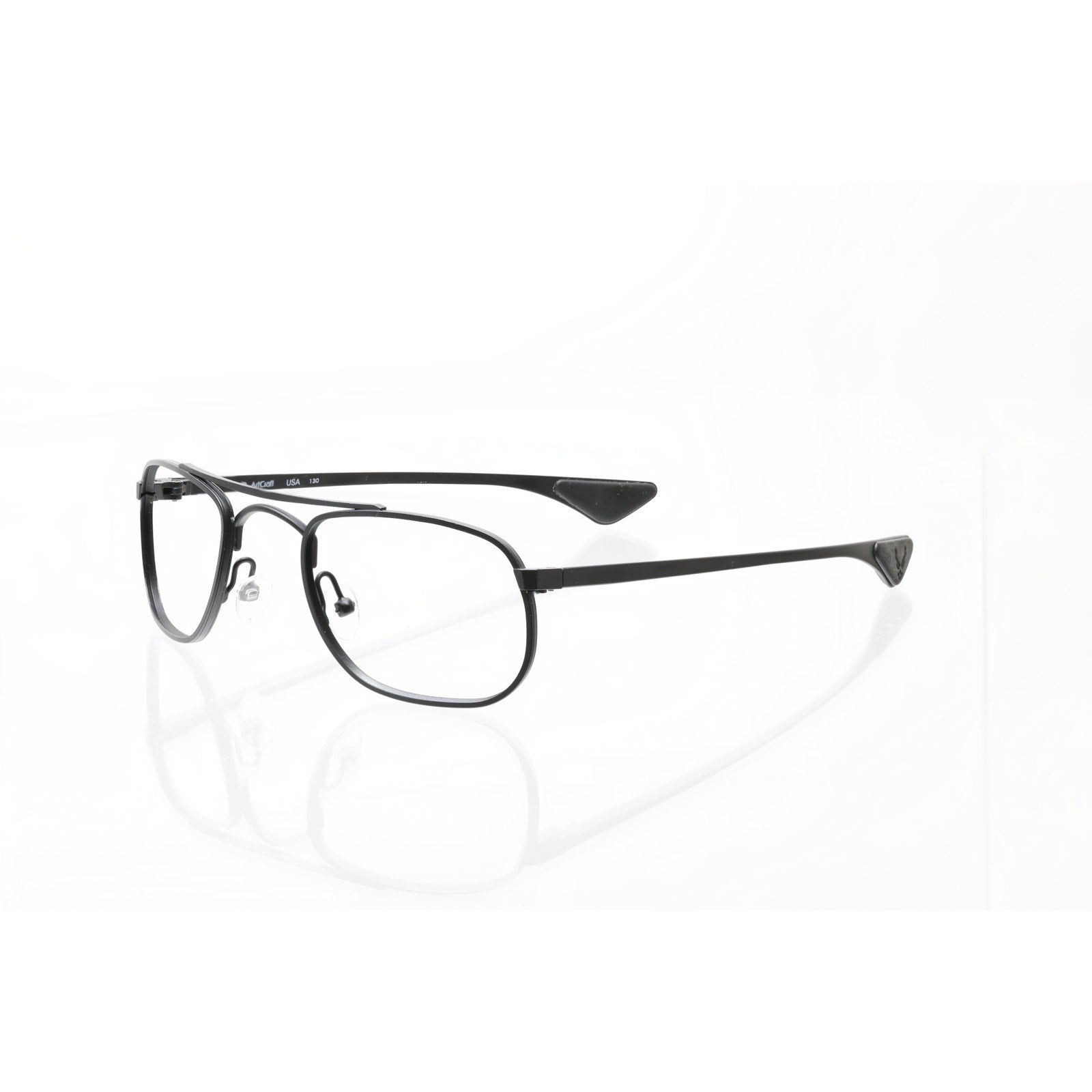 ArtCraft 	JS USA Black 49-22-130mm Eyeglasses FRAMES ONLY - VERY GOOD CONDITION