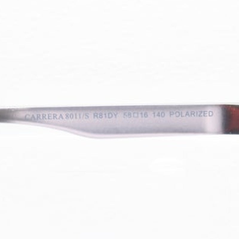 Carrera 8011/S R81DY silver sunglass frames, photo 8 of 8