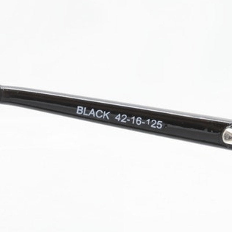 Modern Wiggle Black 42-18-125mm Eyeglass FRAMES ONLY - NEW/WITHOUT TAGS